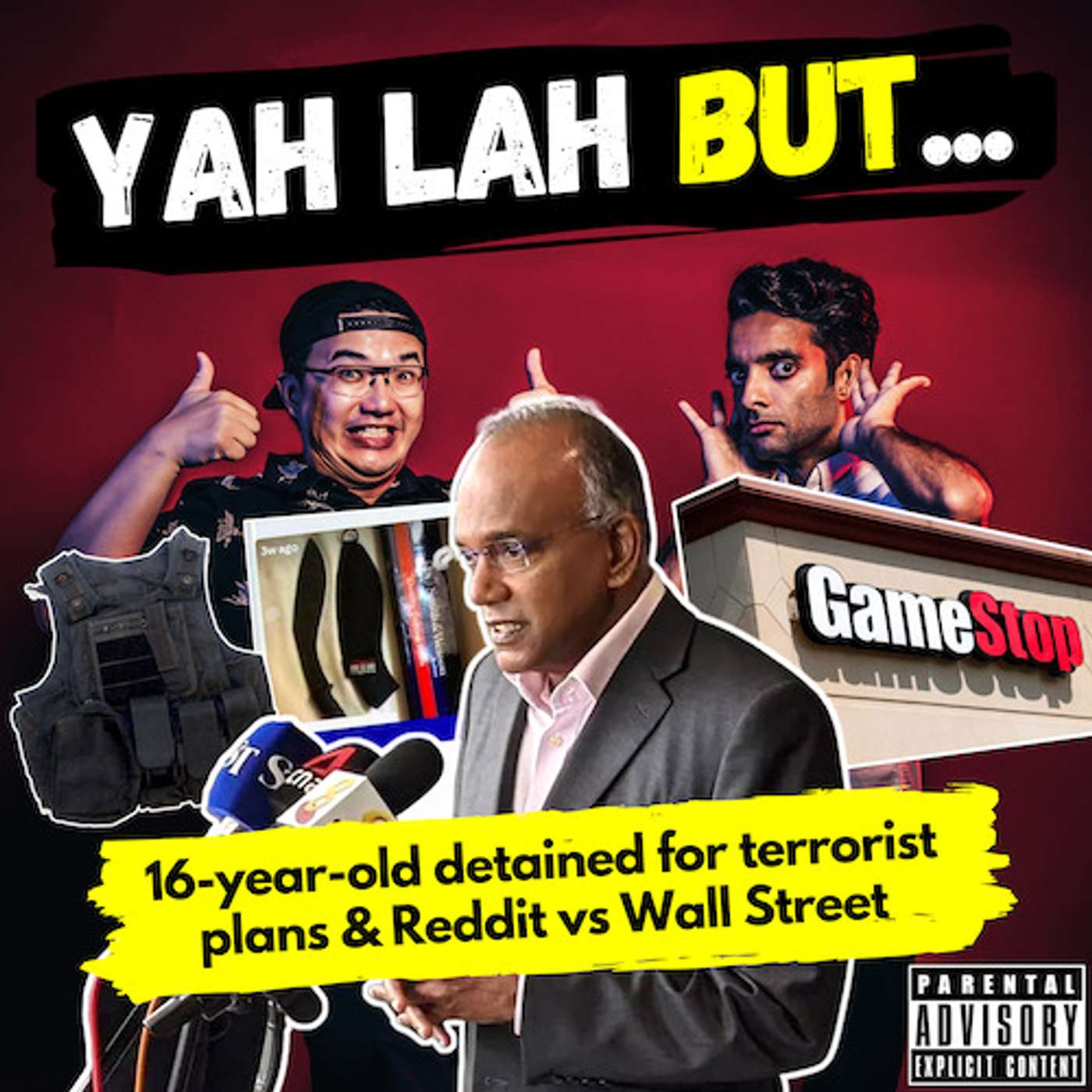 YLB #123 - Sec 4 student detained for terrorist attack plans & Redditors take on Wall Street with GameStop stock episode artwork