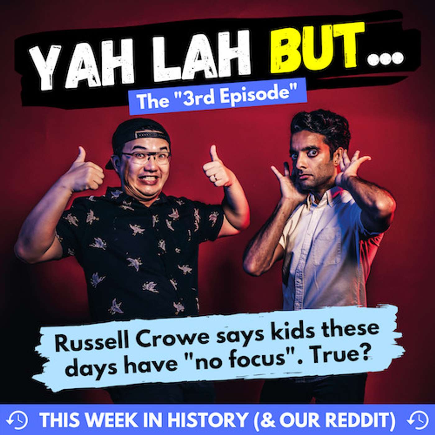 YLB Week in History #2 - 18 years after GLADIATOR, Russell Crowe says kids these days have “no focus” episode artwork