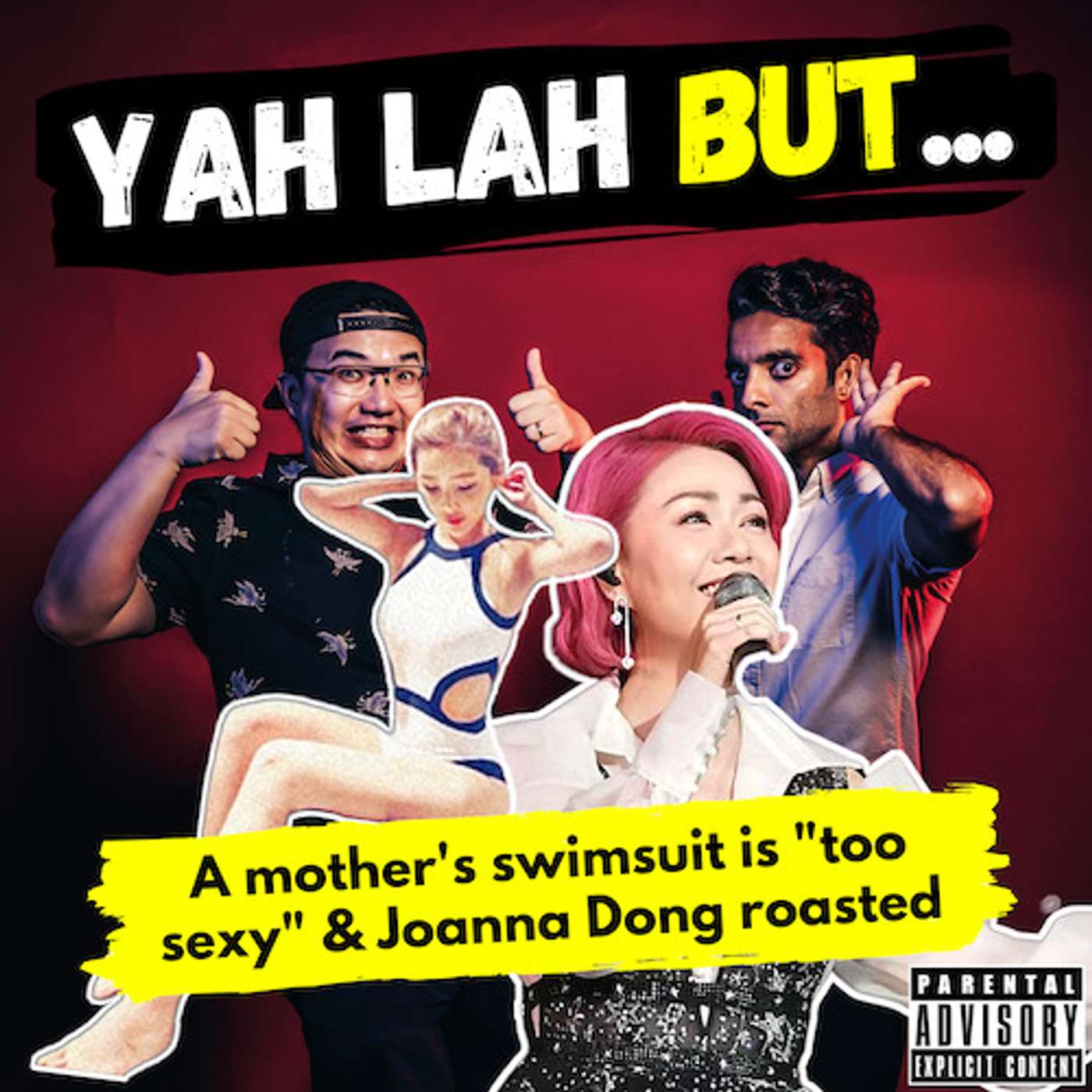 YLB #152 - A mother is told to wear a t-shirt due to her “revealing” swimsuit & Joanna Dong gets roasted episode artwork