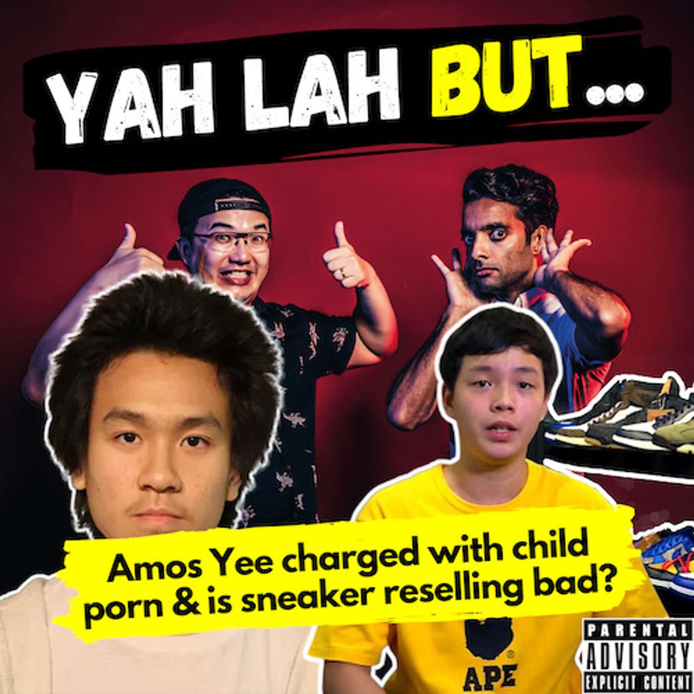 YLB #98 - Amos Yee is charged with child porn in the US & are sneaker resellers unethical? episode artwork