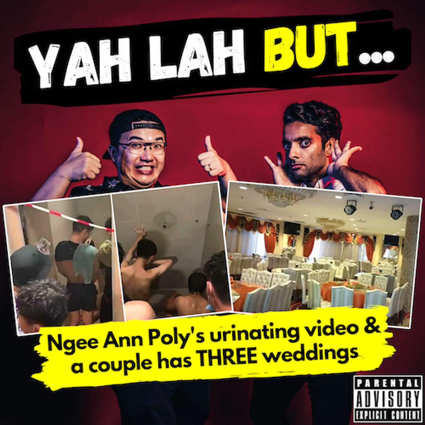 YLB #143 - Ngee Ann poly students urinating on others & the couple in trouble for having THREE Weddings episode artwork