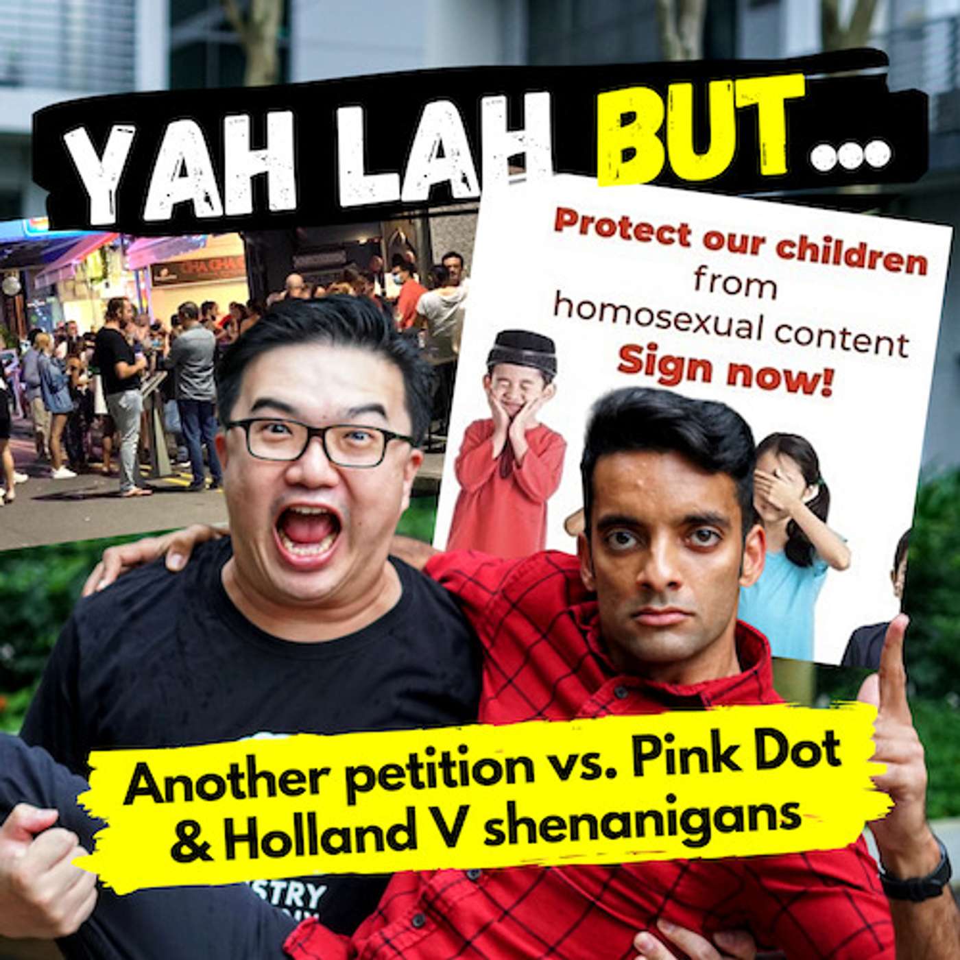 YLB #62 - Pink Dot vs. the Petition from "Concerned Parents" & Holland Village restaurants get naughty episode artwork