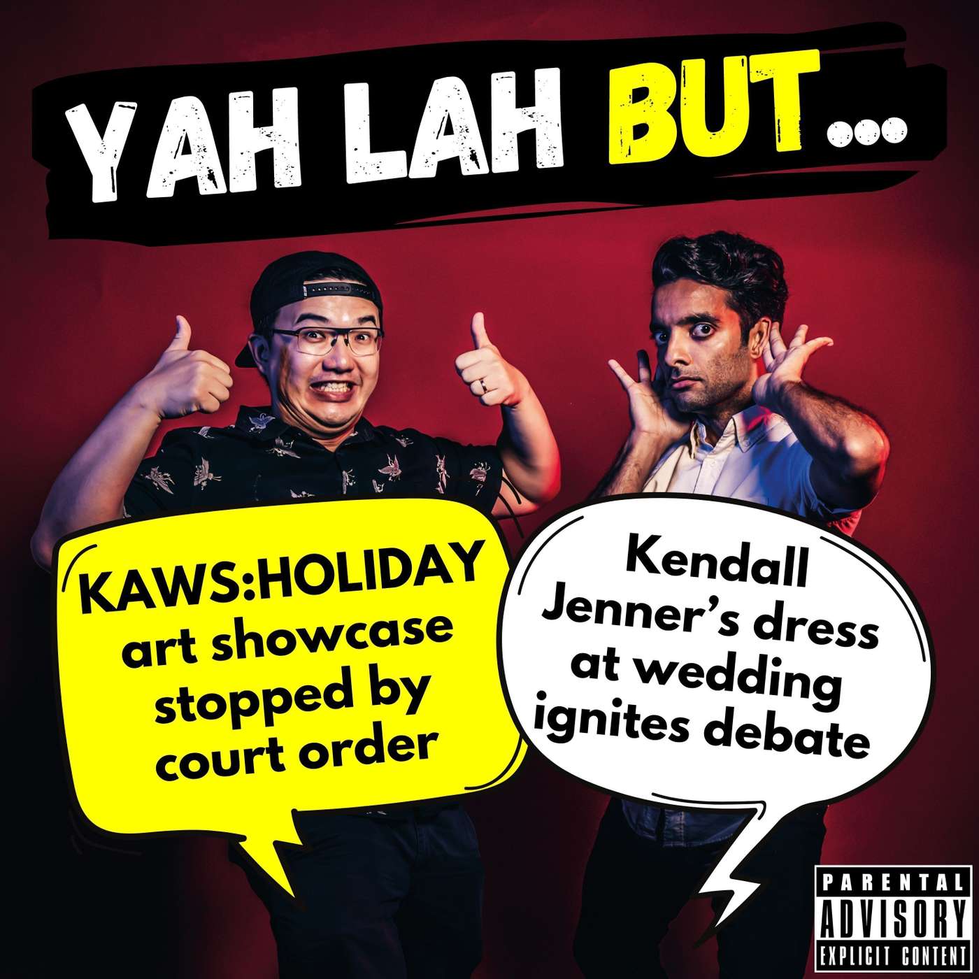 #232 - Kaws art showcase stopped by court order & Kendall Jenner’s dress at BFF’s wedding ignites debate episode artwork