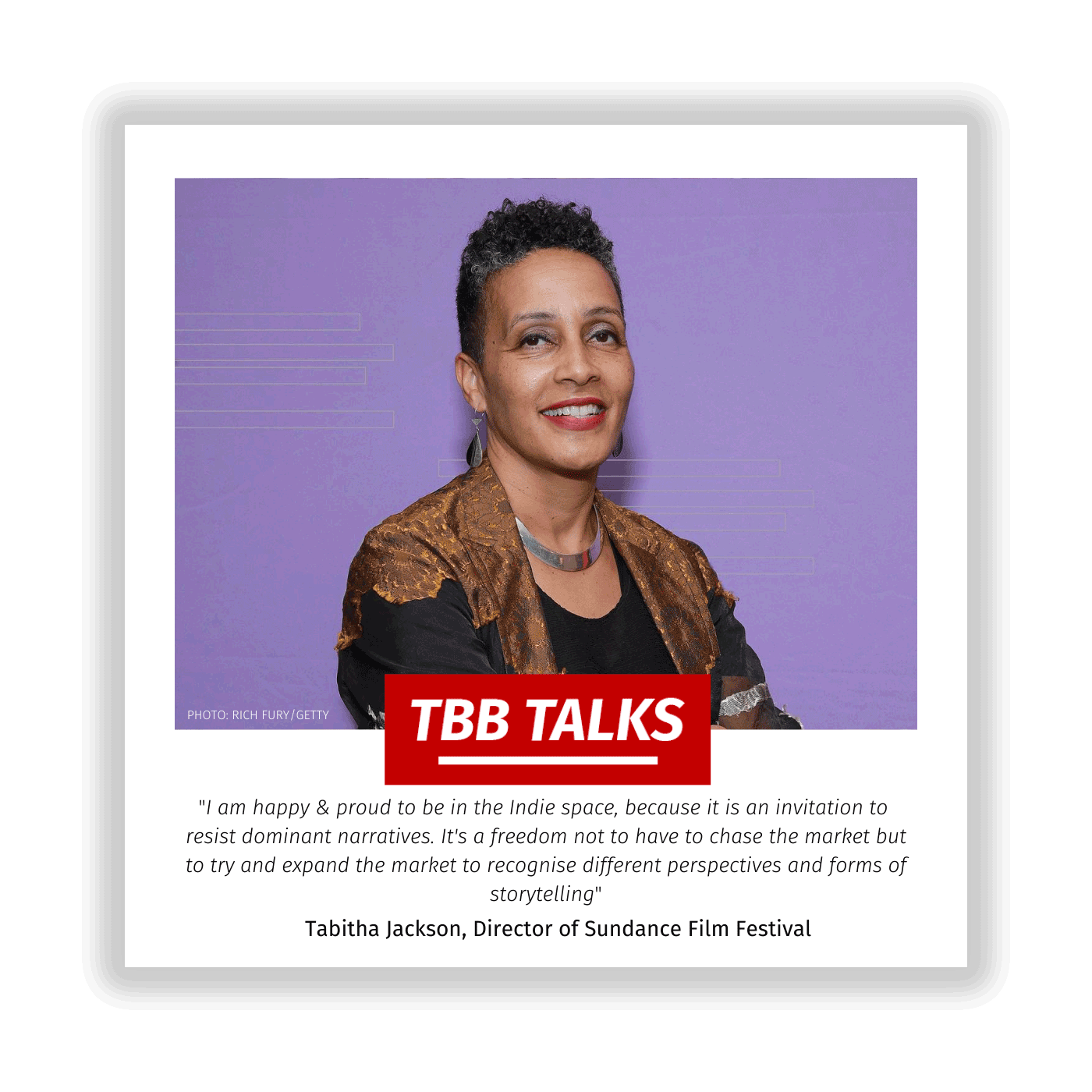 TBB Talks to .... Tabitha Jackson, Director of Sundance Film Festival episode artwork