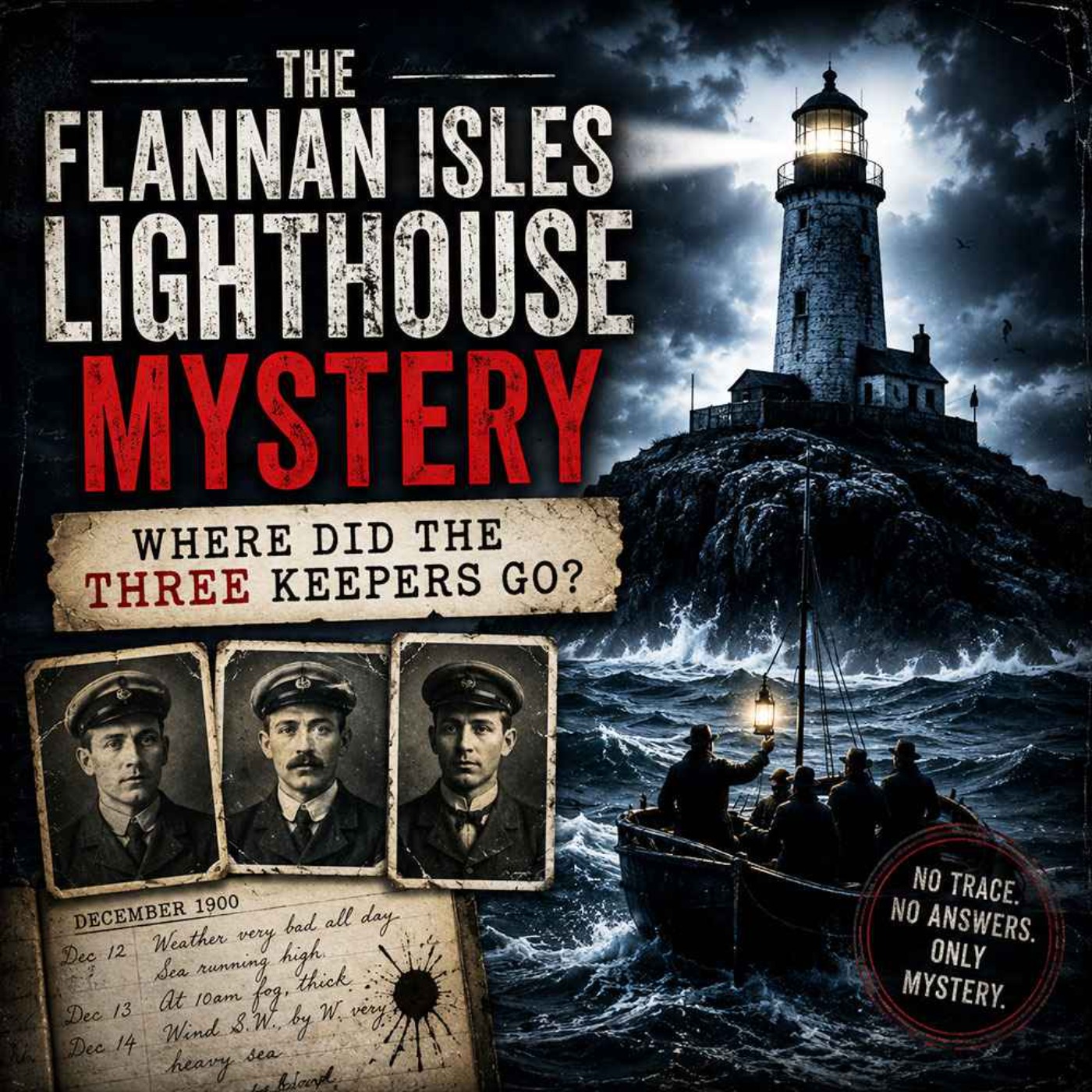 The Flannan Isles Lighthouse Mystery: Where Did the Three Keepers Go?! episode artwork