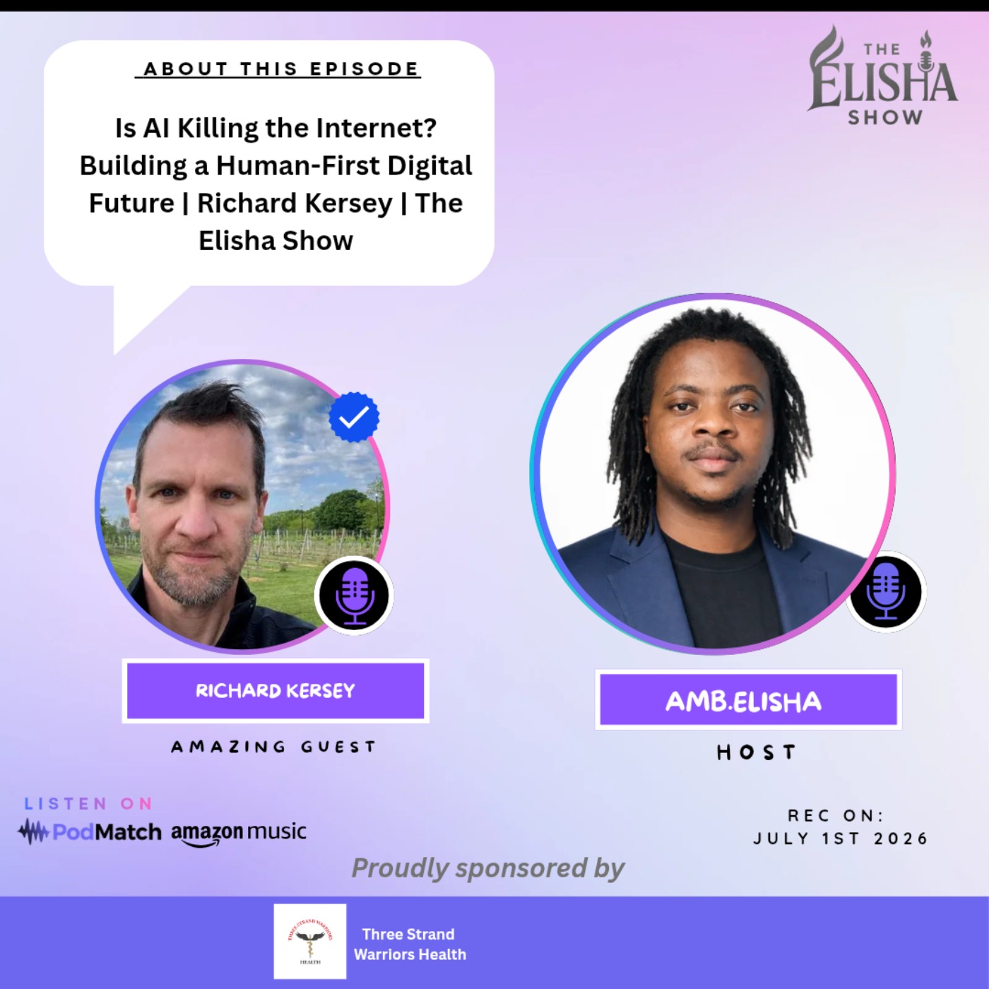 Is AI Killing the Internet? Building a Human-First Digital Future | Richard Kersey | The Elisha Show