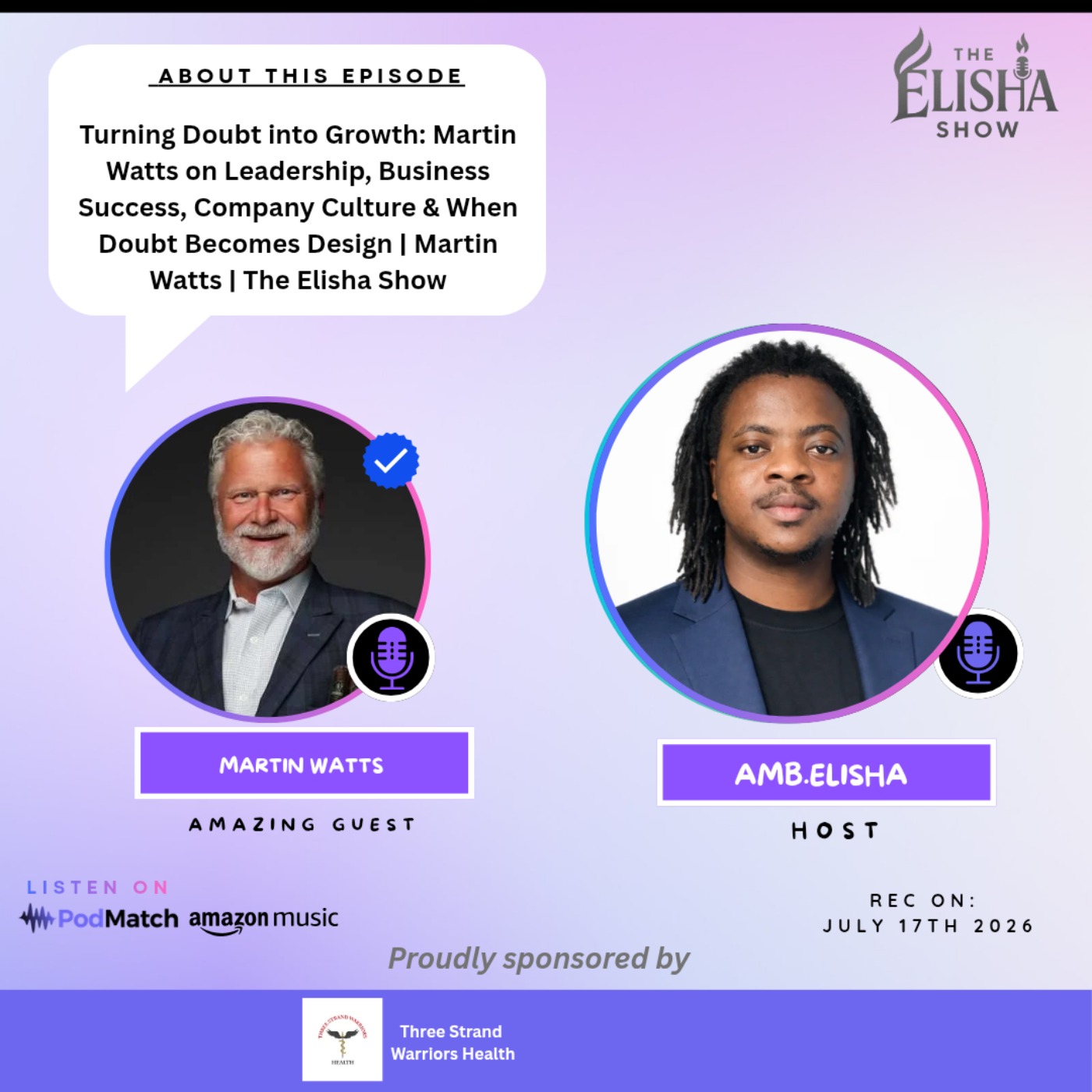 The Elisha Show: Purpose Driven Life & Mastery