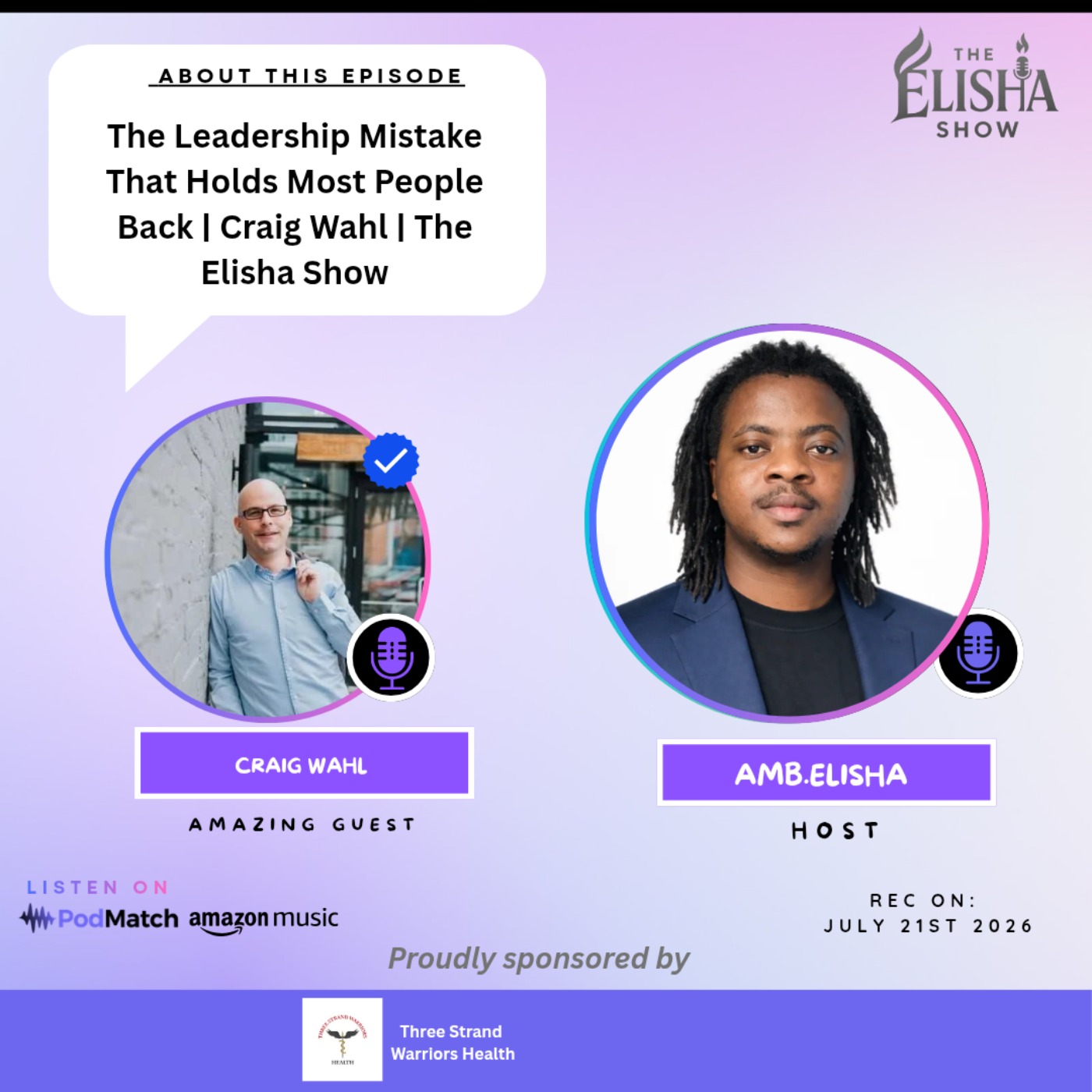 The Elisha Show: Purpose Driven Life & Mastery