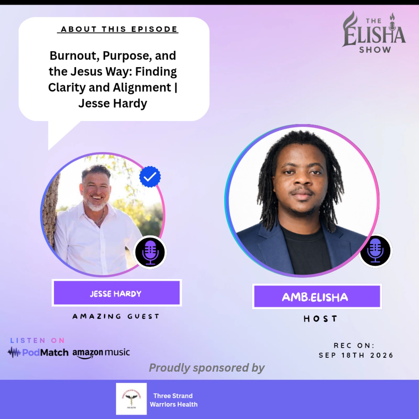 Burnout, Purpose, and the Jesus Way: Finding Clarity and Alignment | Jesse Hardy episode artwork