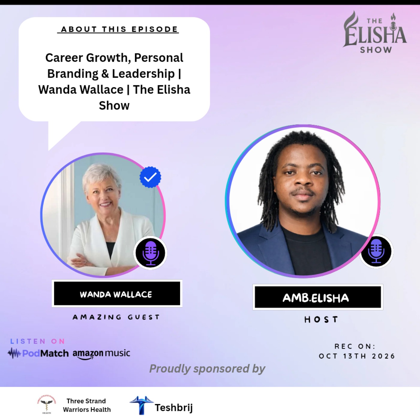 Career Growth, Personal Branding & Leadership | Wanda Wallace | The Elisha Show