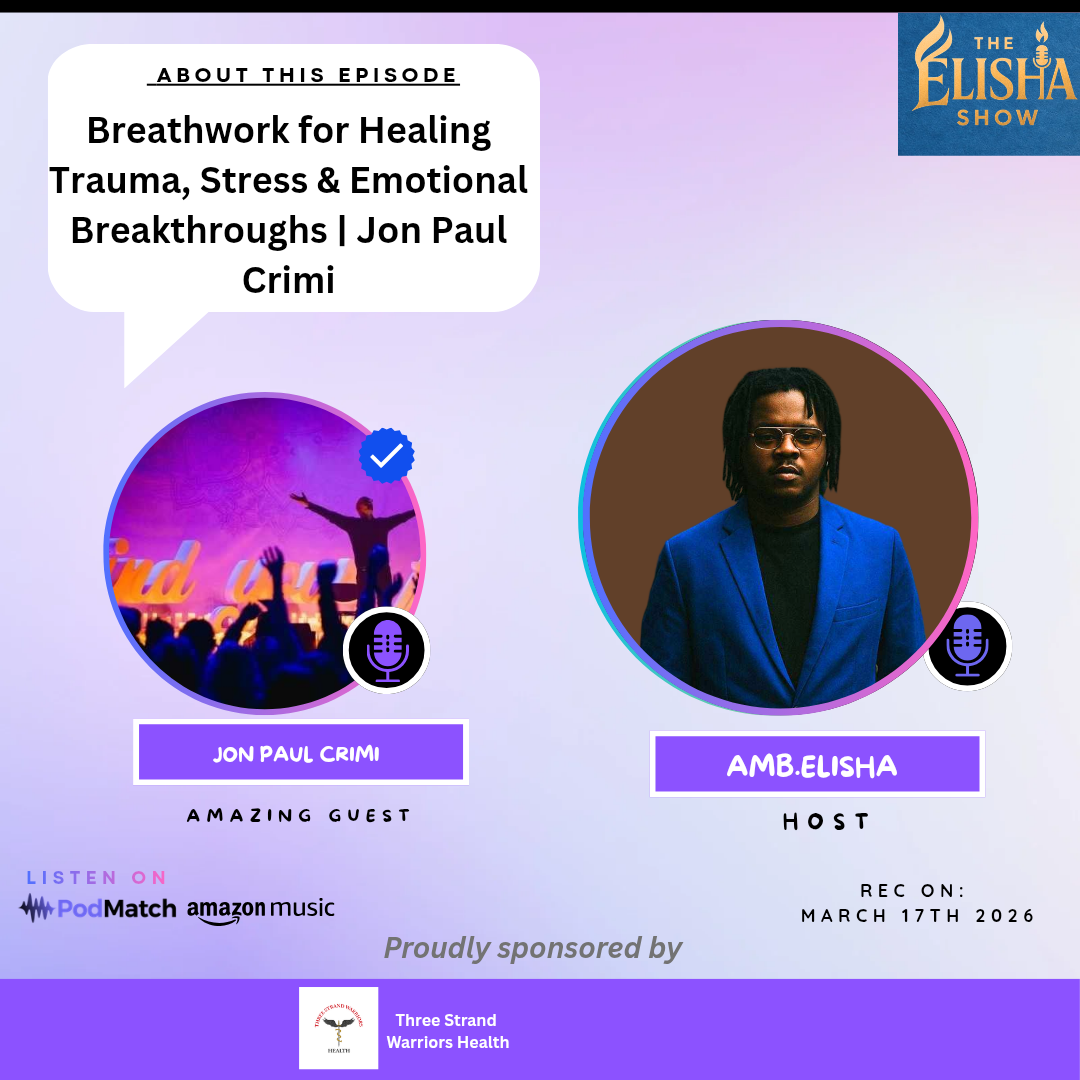 Breathwork for Healing Trauma, Stress & Emotional Breakthroughs Jon Paul Crimi | With Amb. Elisha