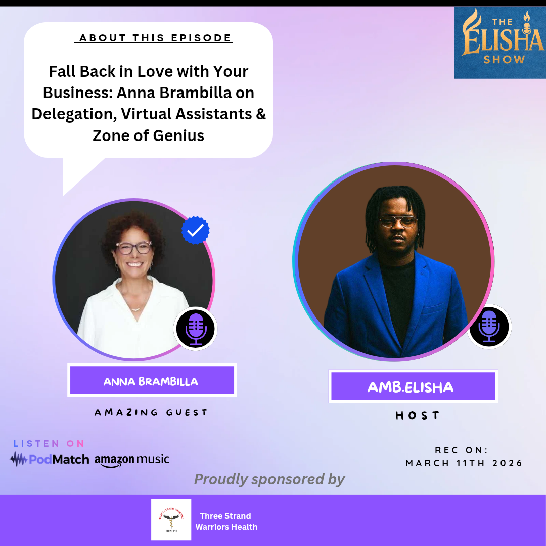 Fall Back in Love with Your Business: Anna Brambilla on Delegation, Virtual Assistants & Zone of Genius | With Amb. Elisha