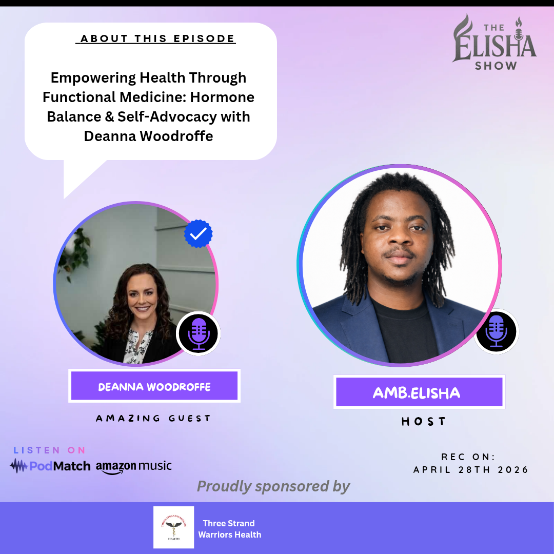 Empowering Health Through Functional Medicine: Hormone Balance & Self-Advocacy with Deanna Woodroffe | With Amb. Elisha