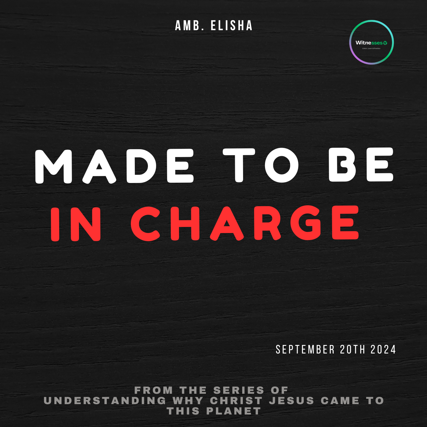 The Elisha Show: Purpose Driven Life & Mastery