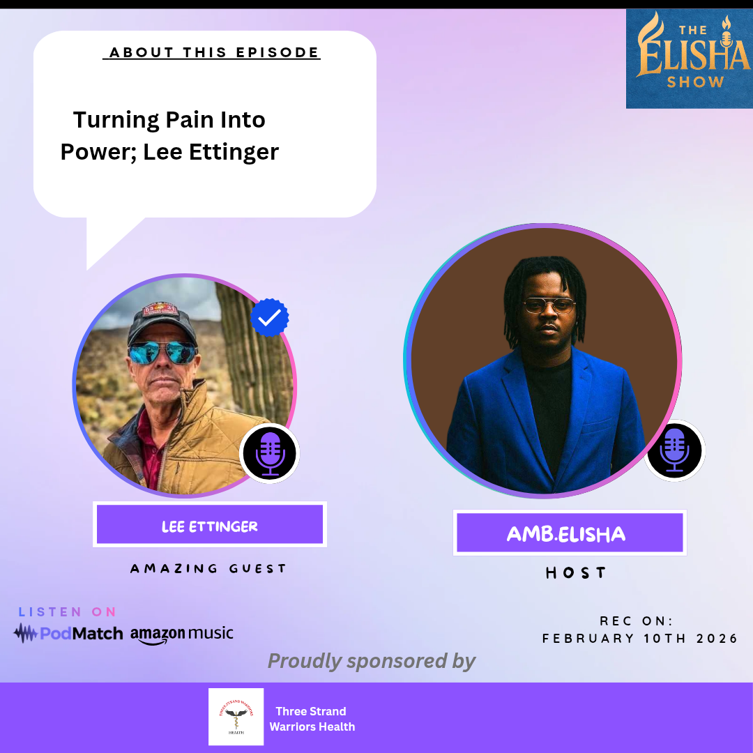 Turning Pain Into Power; Lee Ettinger | With Amb. Elisha