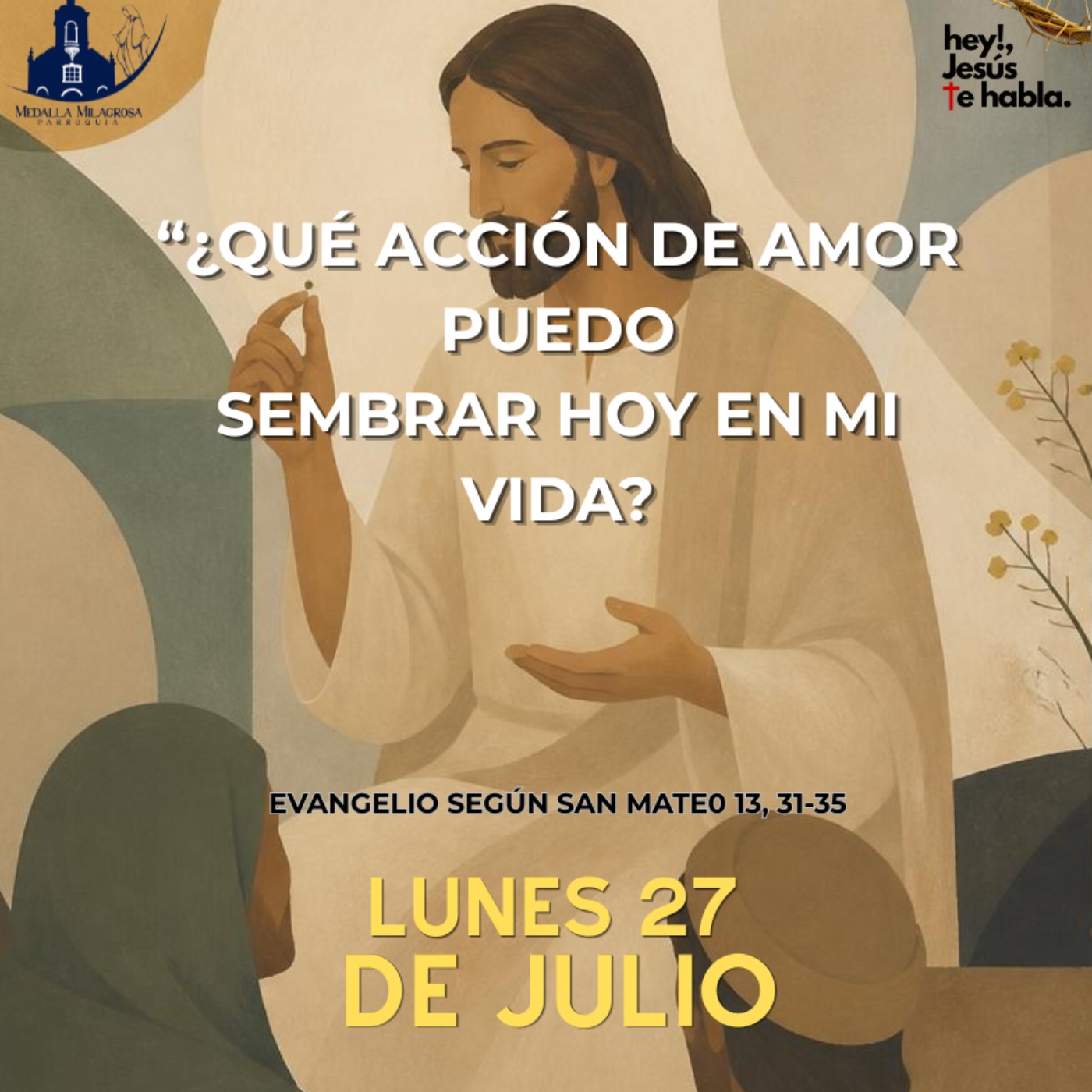 ¿Qué acción de amor puedo sembrar hoy en mi vida? episode artwork