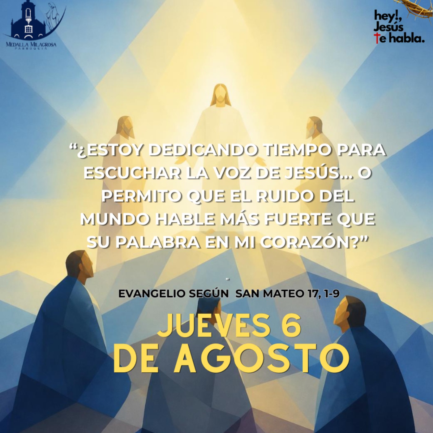 ¿Estoy dedicando tiempo para escuchar la voz de Jesús… o permito que el ruido del mundo hable más fuerte que su Palabra en mi corazón? episode artwork