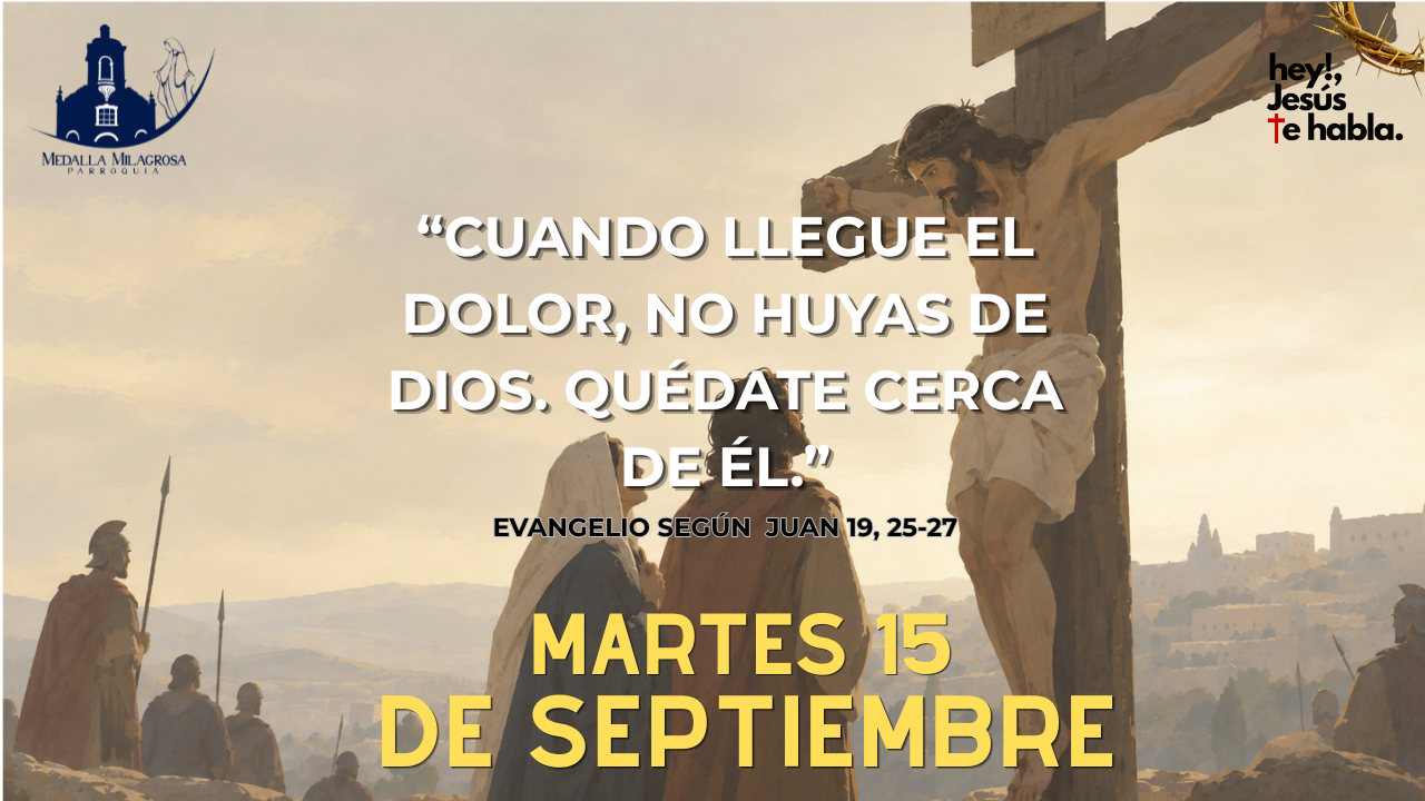 Cuando llegue el dolor, no huyas de Dios. Quédate cerca de Él. episode artwork