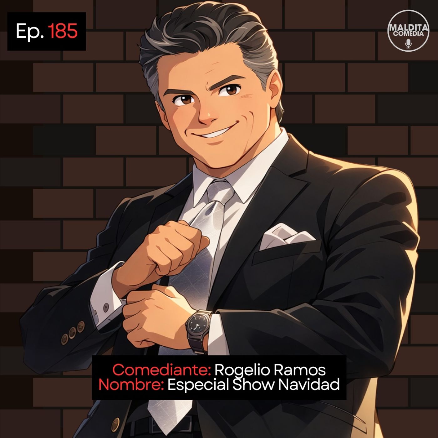 EP. 185 🎙️ Rogelio Ramos ➡︎ Especial Show Navidad episode artwork