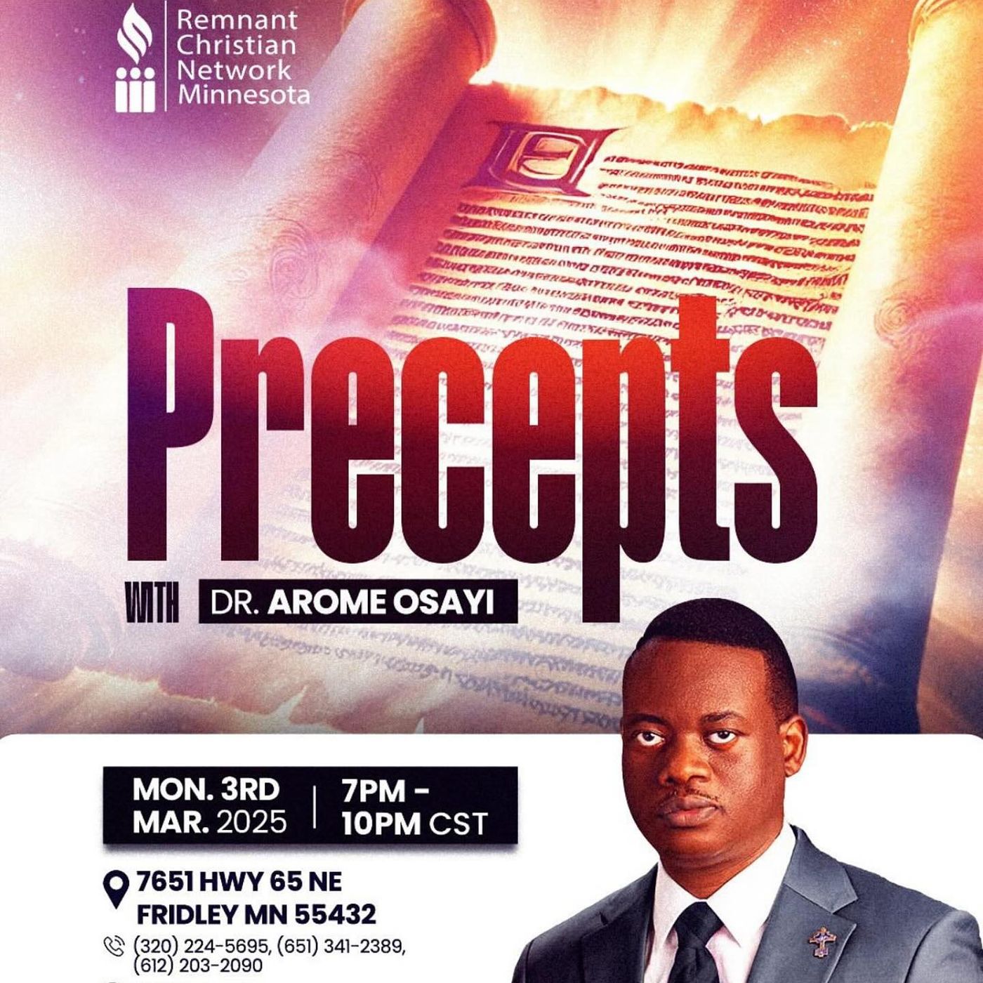 PRECEPTS   DR.  APOSTLE AROME OSAYI   RCN episode artwork