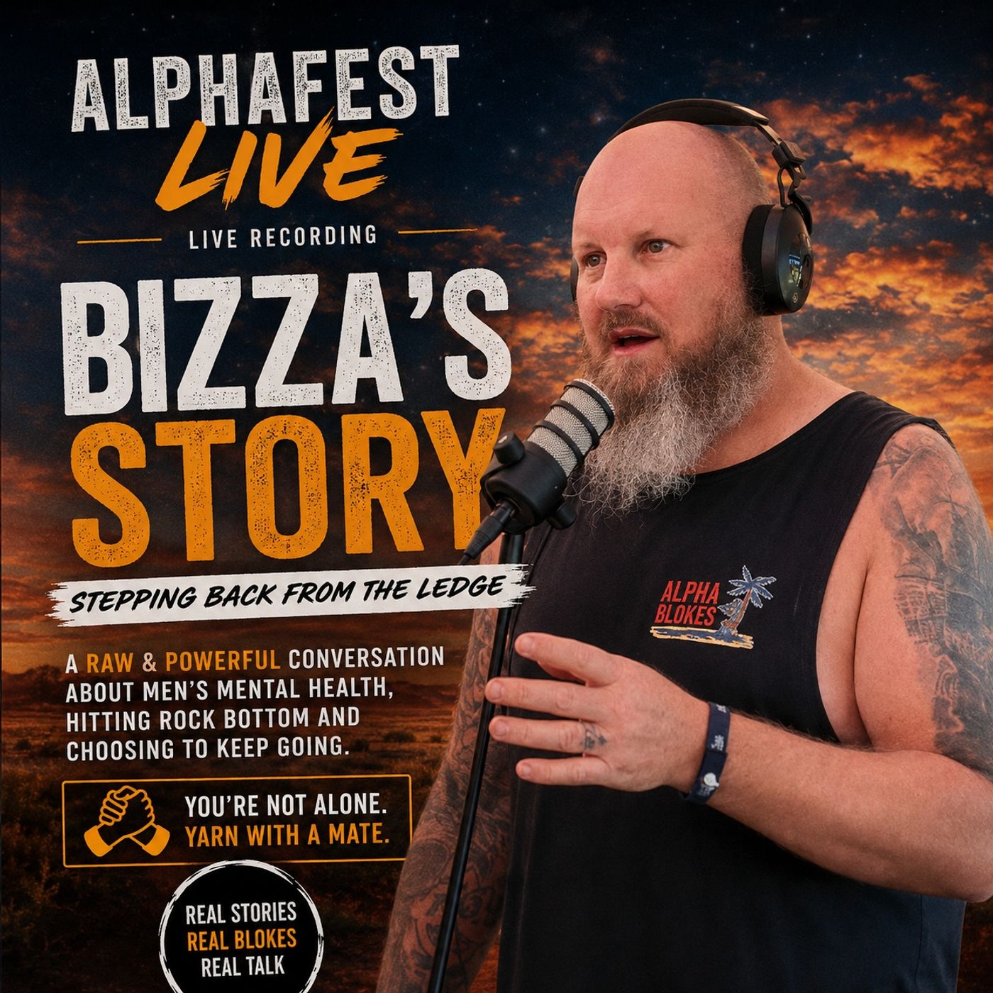 Bizza’s Story Stepping Back From the Ledge Live At AlphaFest