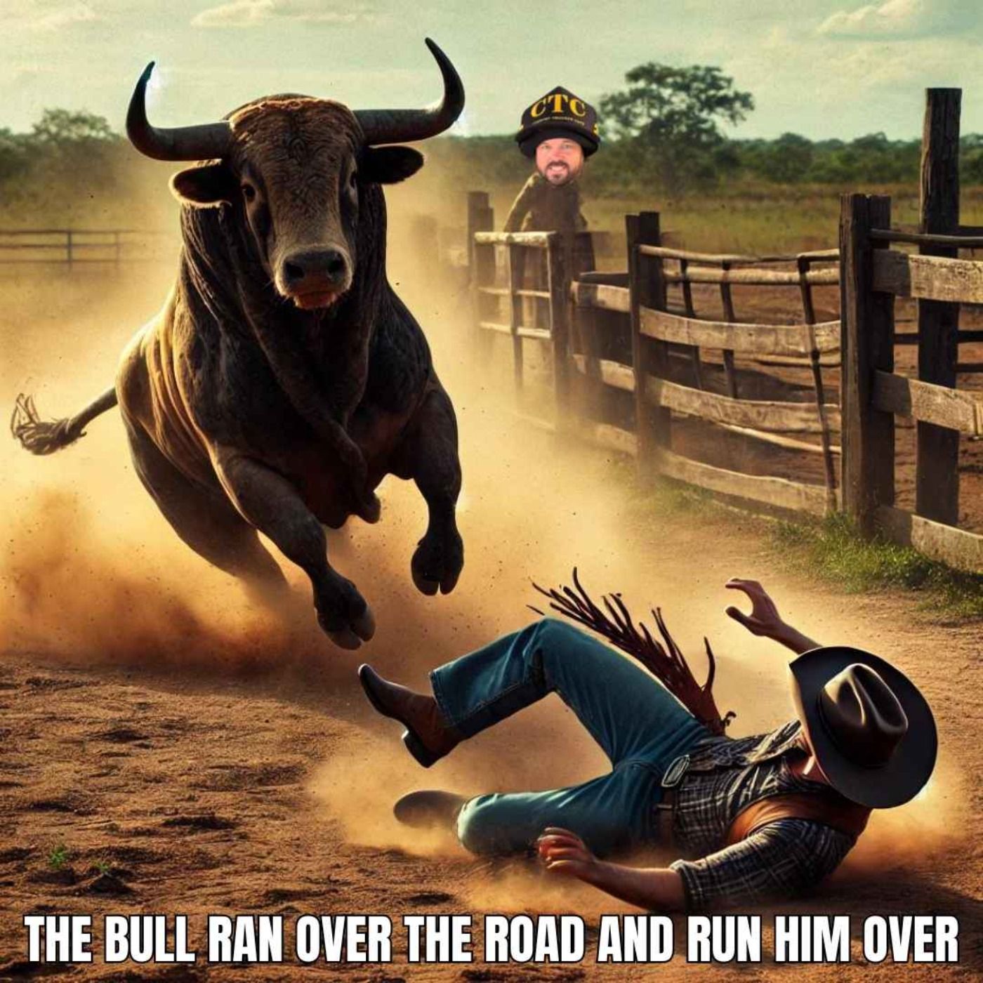 The Bull Ran Over The Road and Run Him Over episode artwork