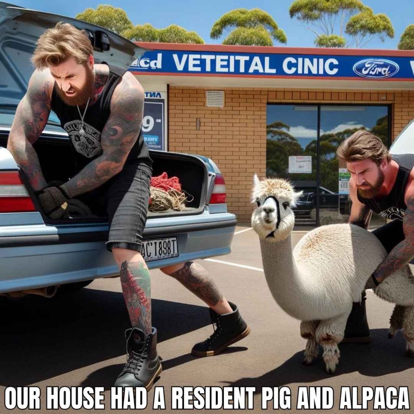 We Had The Wildest Party House With An Alpaca & A Pig episode artwork