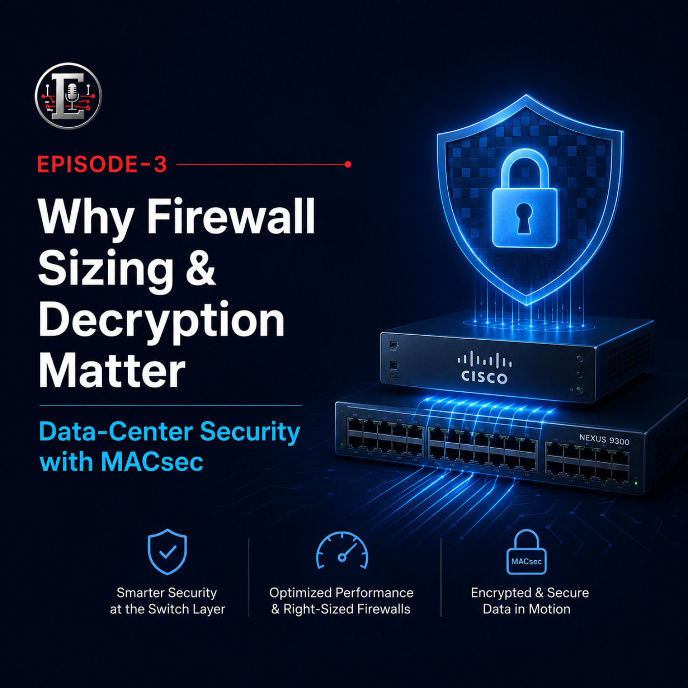 کاور Why Firewall Sizing & Decryption Matter | Data-Center Security with MACsec