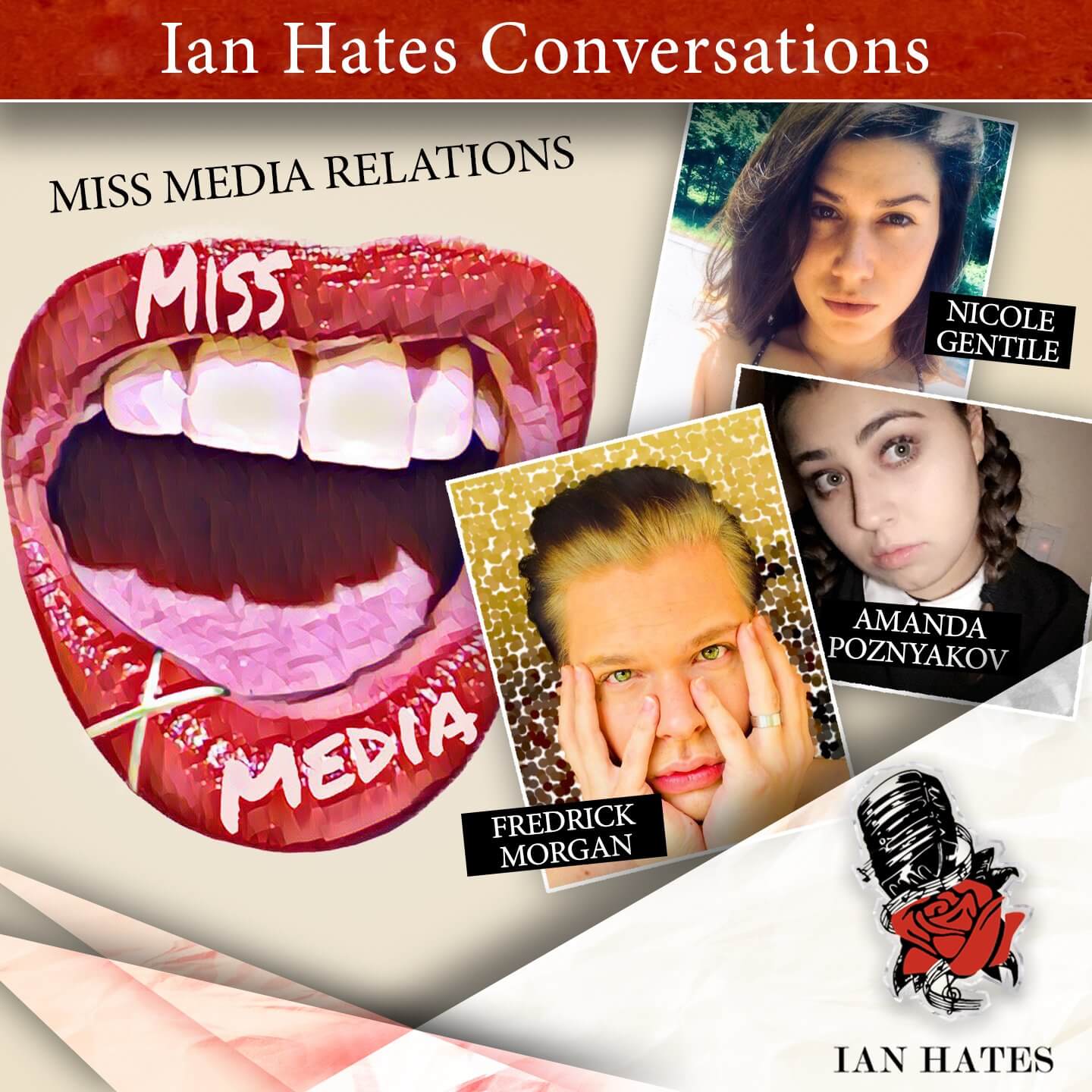Miss Media Relations - Amanda, Nicole, and Freddy - Ian Hates Music #204 episode artwork