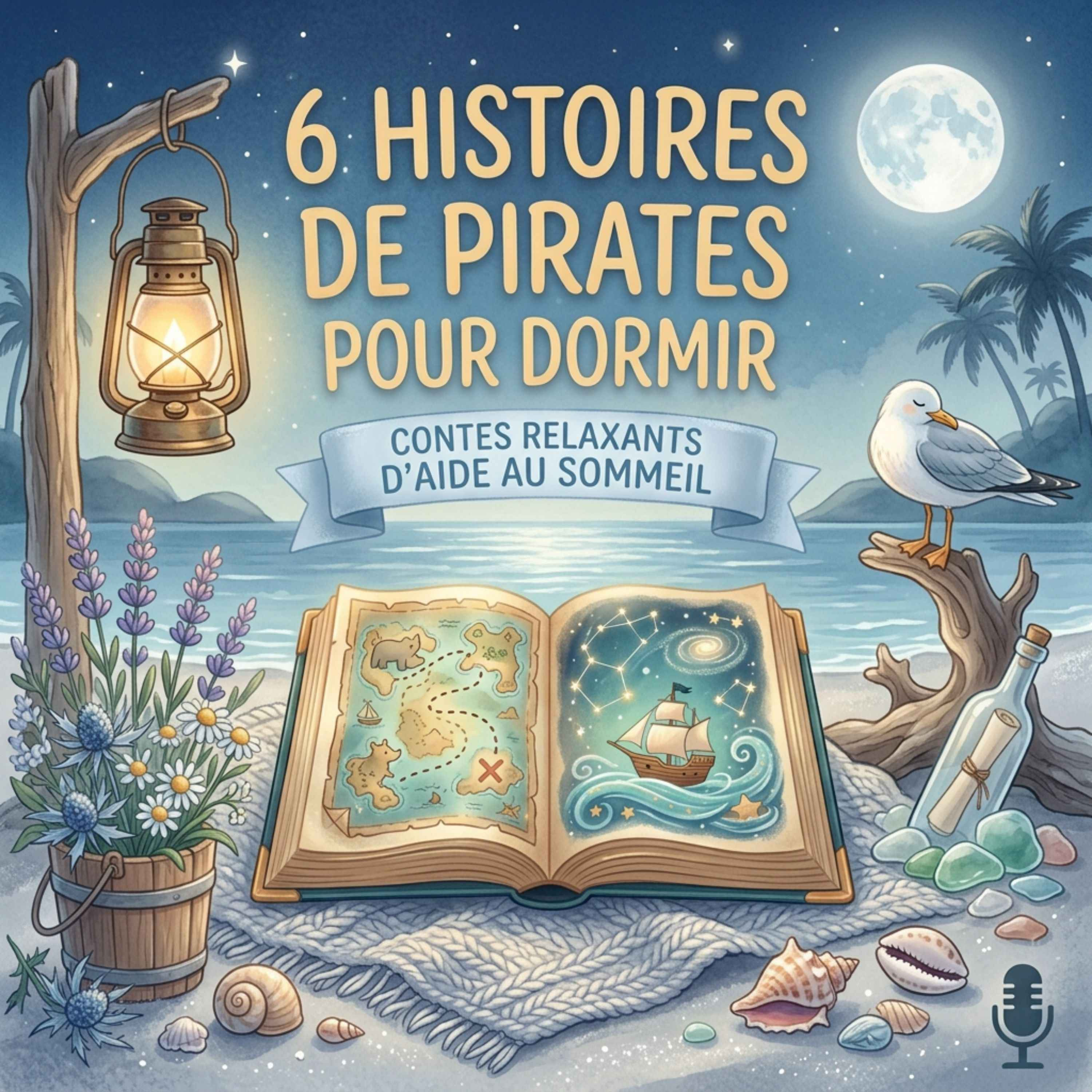 6 histoires de pirates pour dormir - Contes relaxants d'aide au sommeil episode artwork