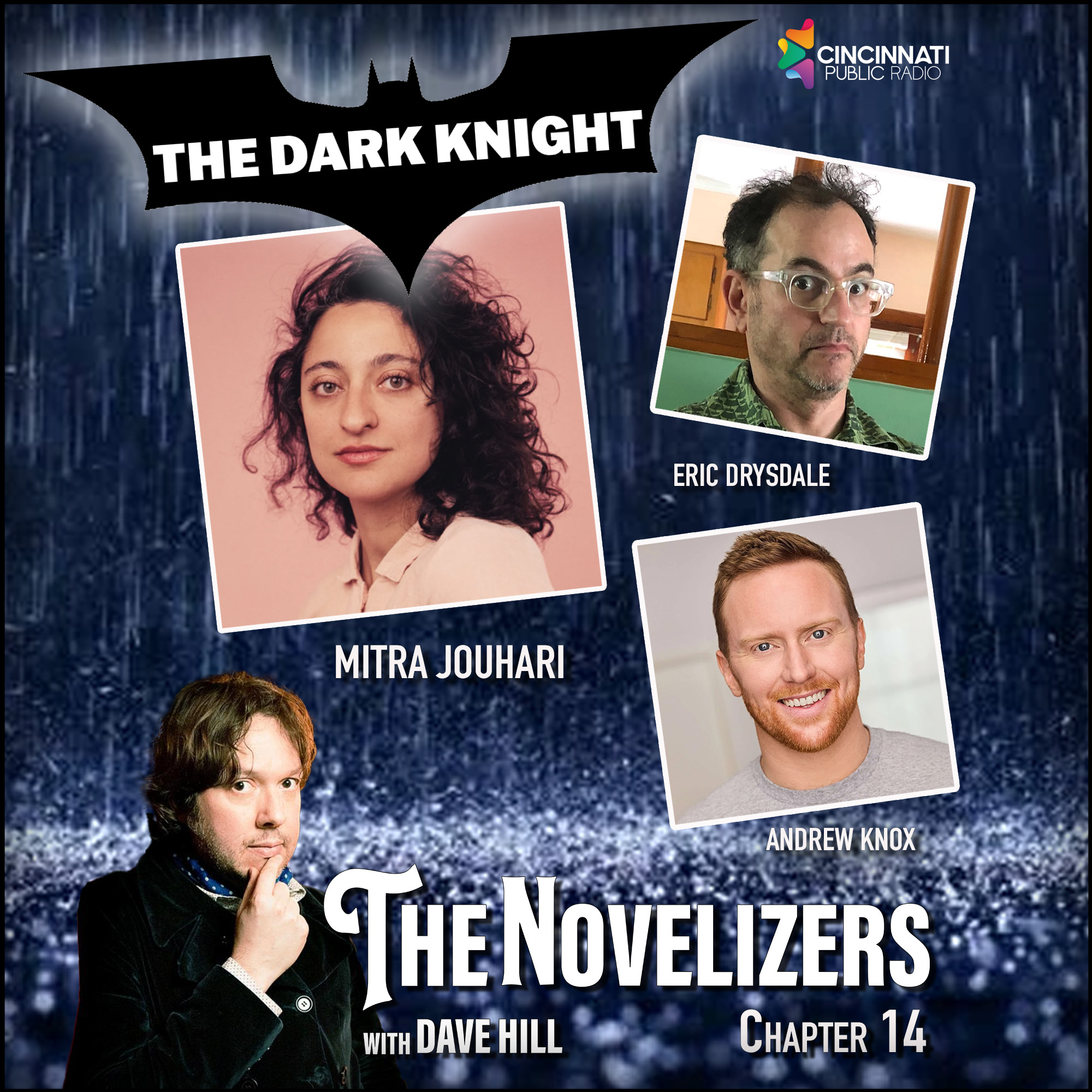 Mitra Jouhari, Eric Drysdale, Andrew Knox - Dark Knight 14 episode artwork