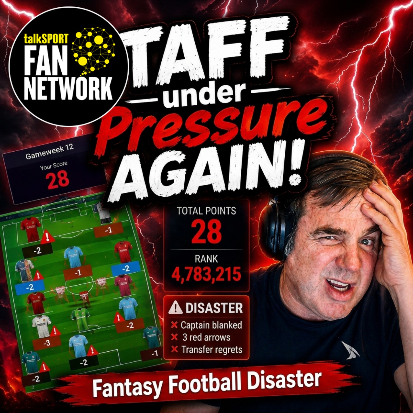 Fantasy Premier League - Wk 2 - Taff under Pressure again episode artwork