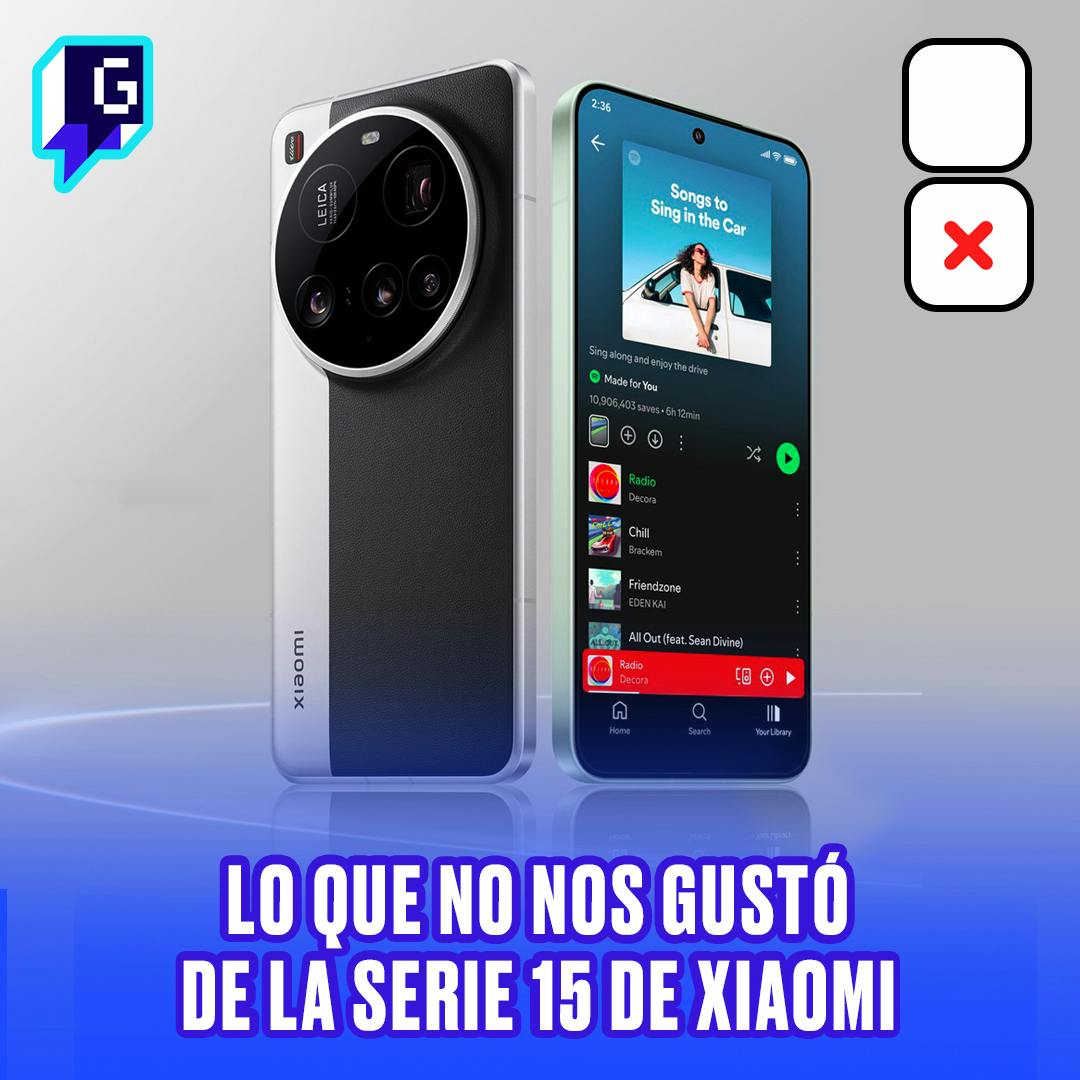 Lo que no nos gustó de la Serie 15 de Xiaomi