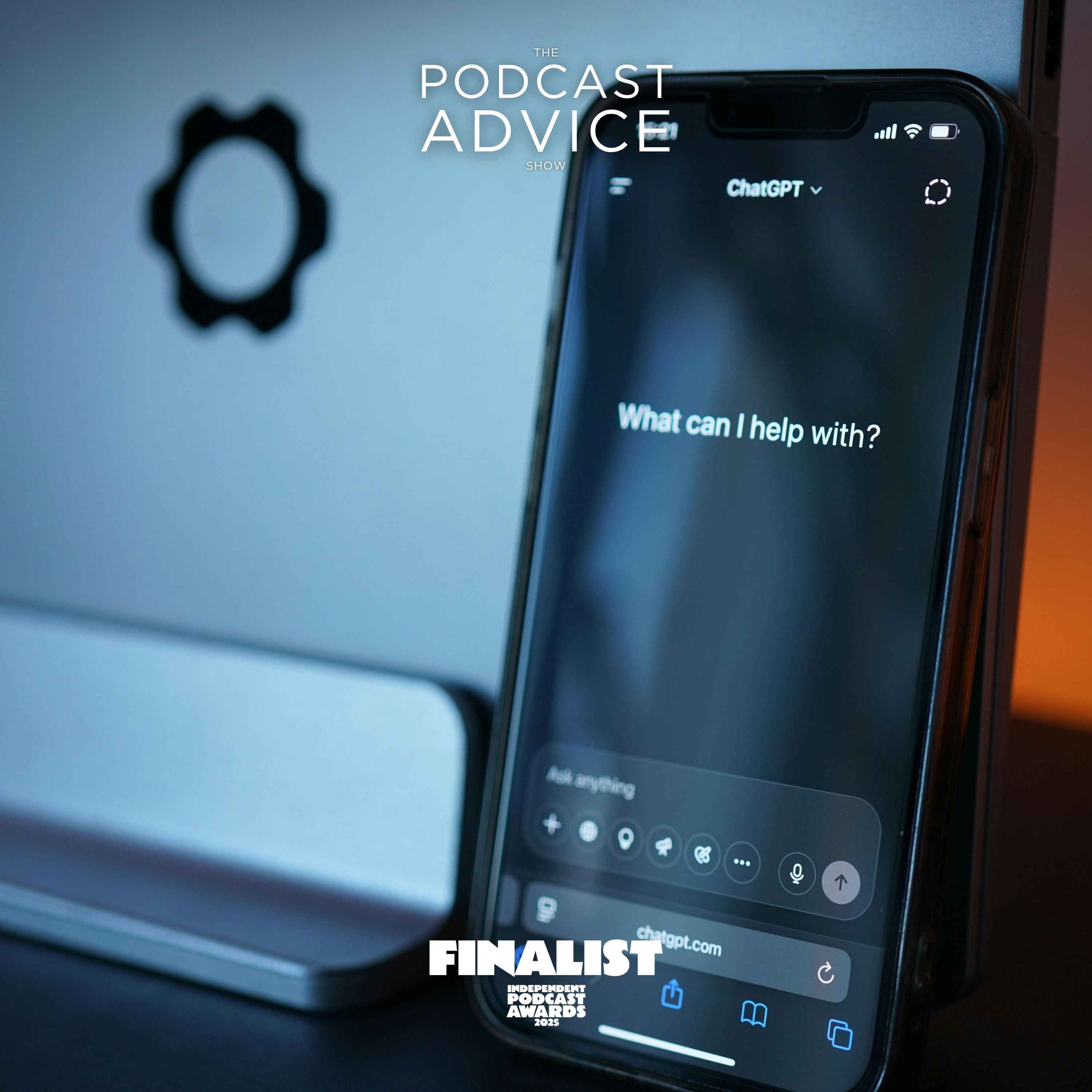 AI-powered keywords episode artwork