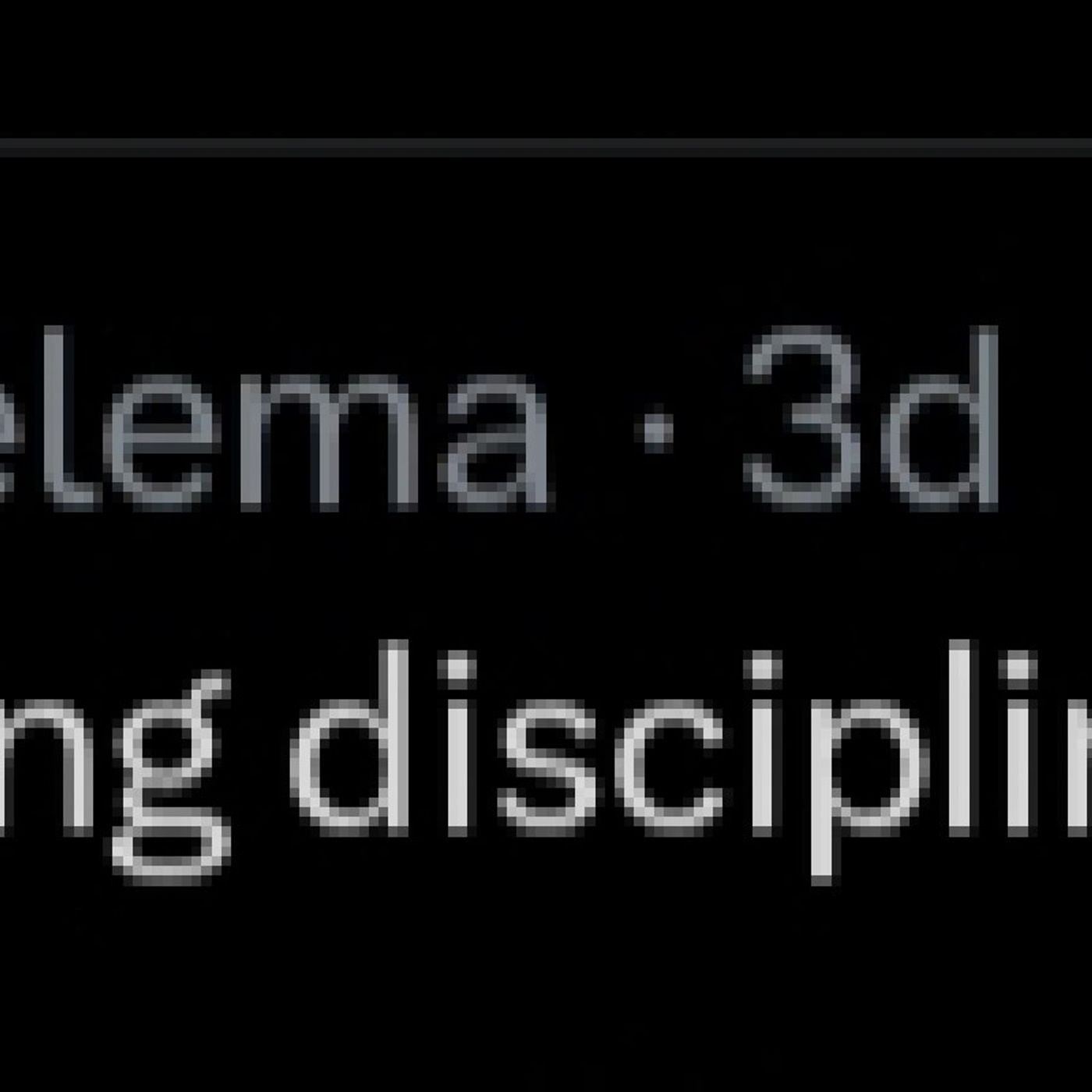 let's talk about discipline 🙂 episode artwork