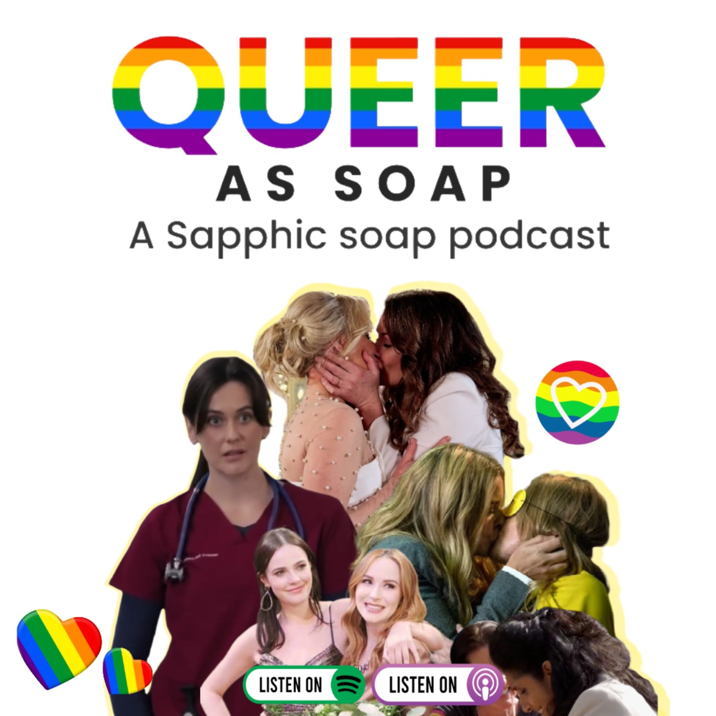 Logo of the podcast Queer As Soap Podcast Queer As Soap