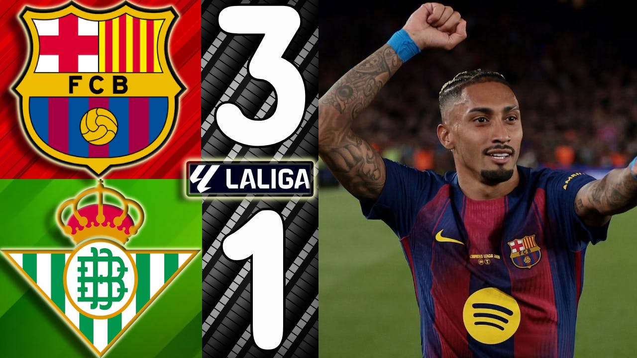 🎥 Barcelona vs. Real Betis [3-1] - Match Review (La Liga 2025/2026)