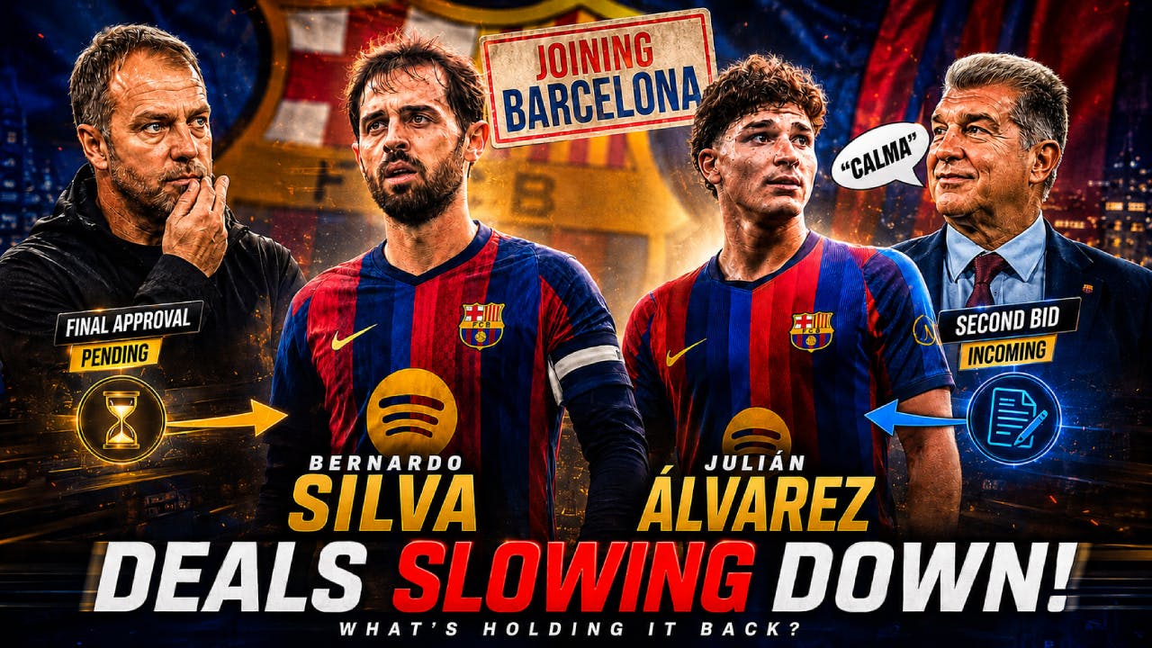 💣 Barcelona IN CONTROL Of Both Julian Alvarez + Bernardo Silva Deals ✅| Tactical MOVE By Laporta 🧠