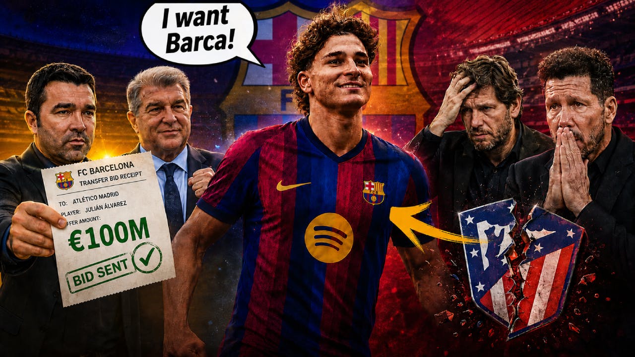 🚨Barcelona CONFIRM €100m BID For Julian Alvarez & SLAM Atletico Madrid💥| 2nd Bid Being PREPARED💣