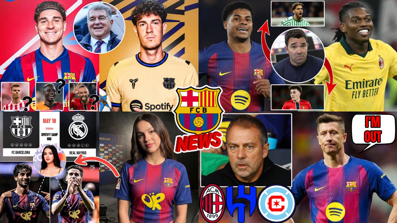 Alvarez & Bastoni MAIN Targets💣| Deco Winger CHOICE🚨| Lewy EXIT Close💥| Olivia Rodrigo JOINS Barca🎵