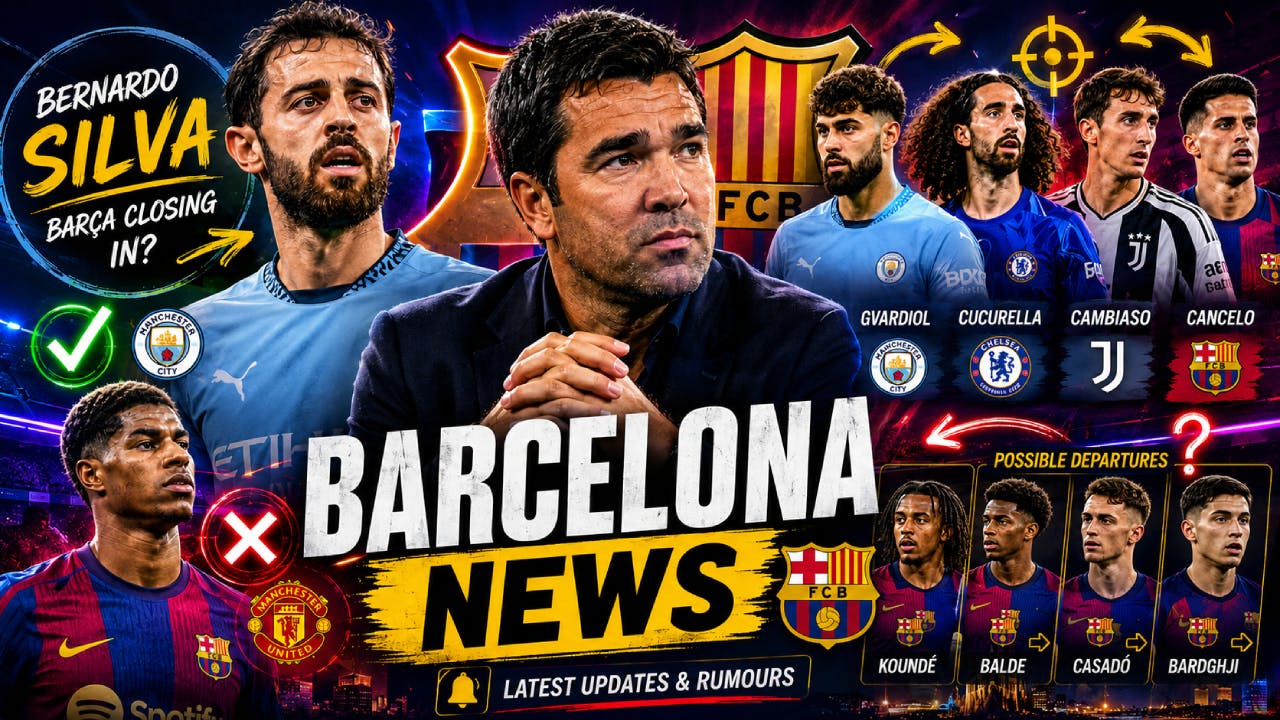 Bernardo Silva DEAL AGREED💣| Deco Fullback PRIORITY🚨| Rashford Signing OFF❌| Casado CLOSE To Monaco👋