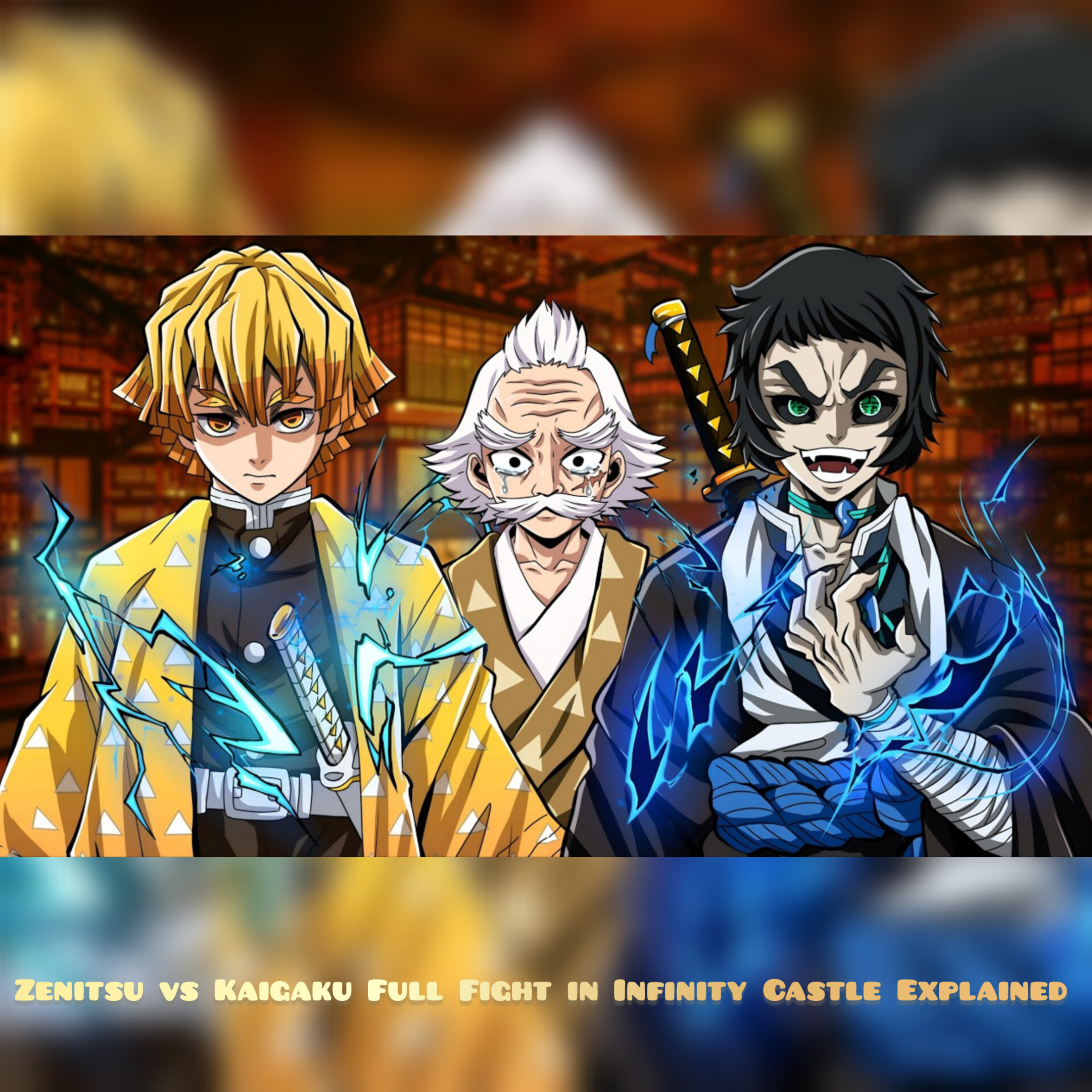 Zenitsu vs Kaigaku Full Fight in Infinity Castle Explained