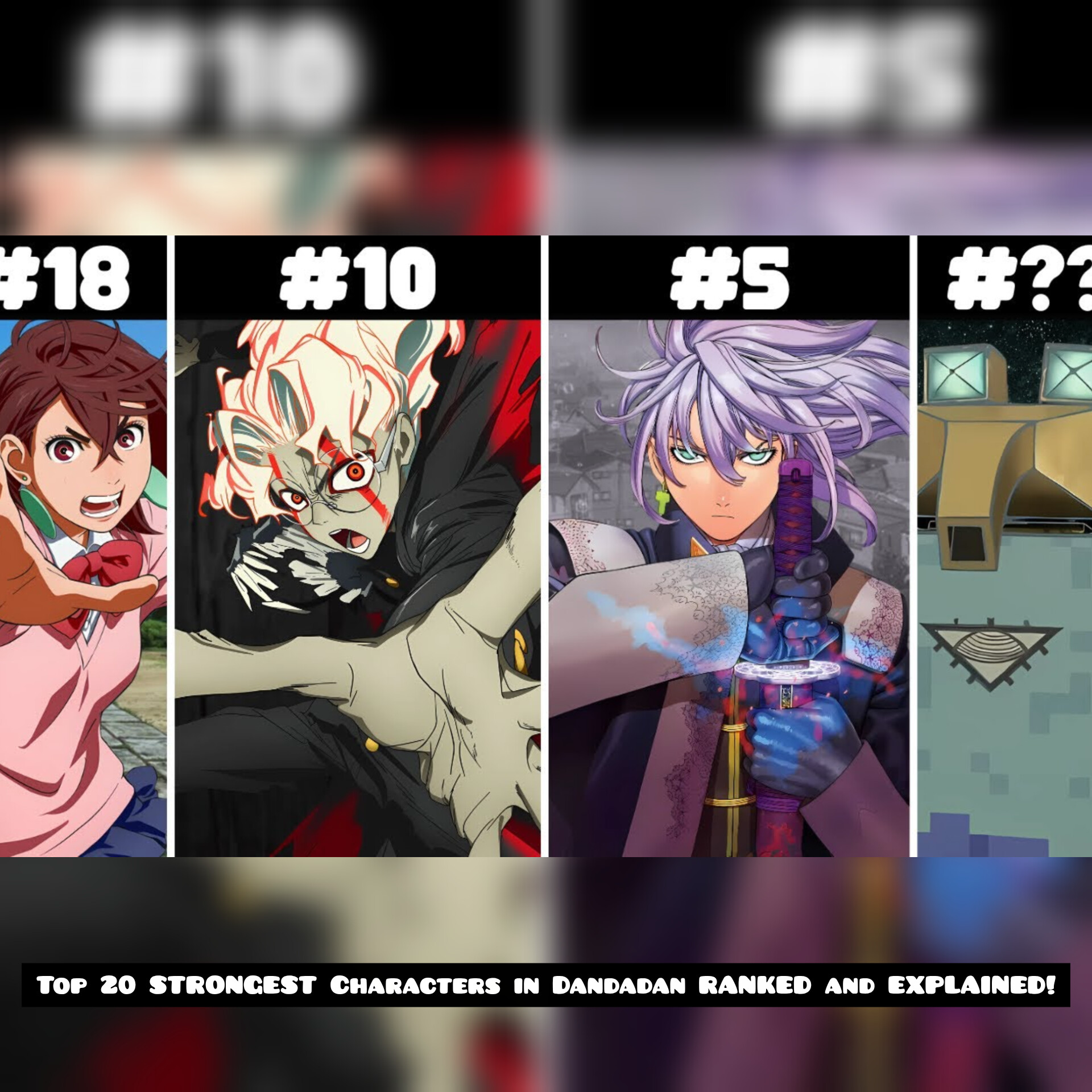 Top 20 STRONGEST Characters in Dandadan RANKED and EXPLAINED!