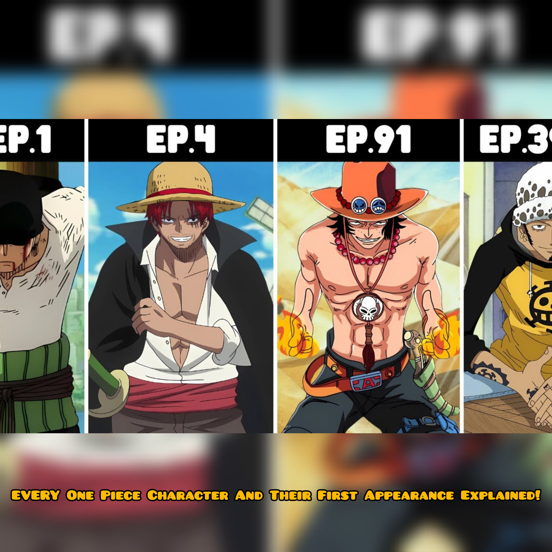 EVERY One Piece Character And Their First Appearance Explained!