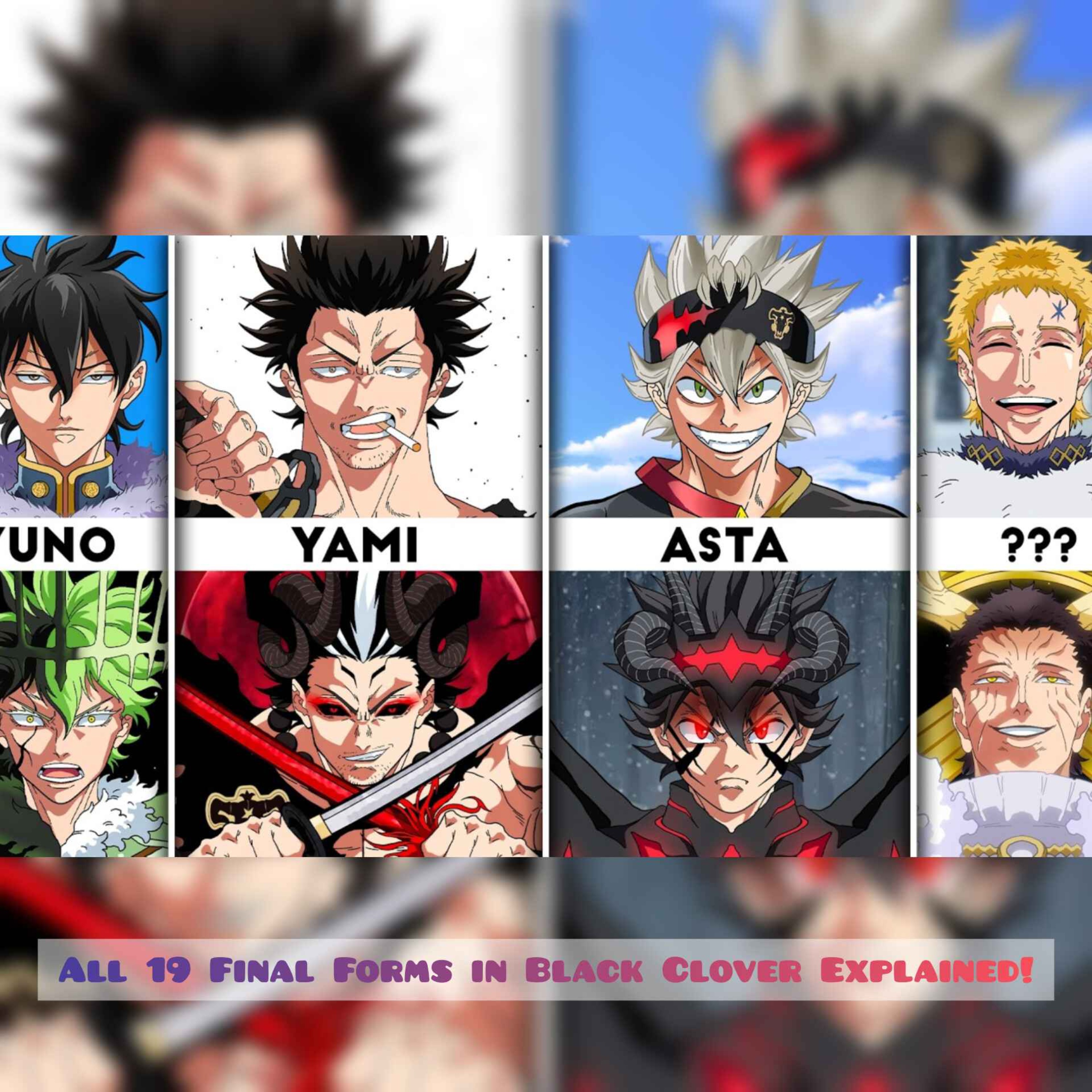 All 19 Final Forms in Black Clover Explained!
