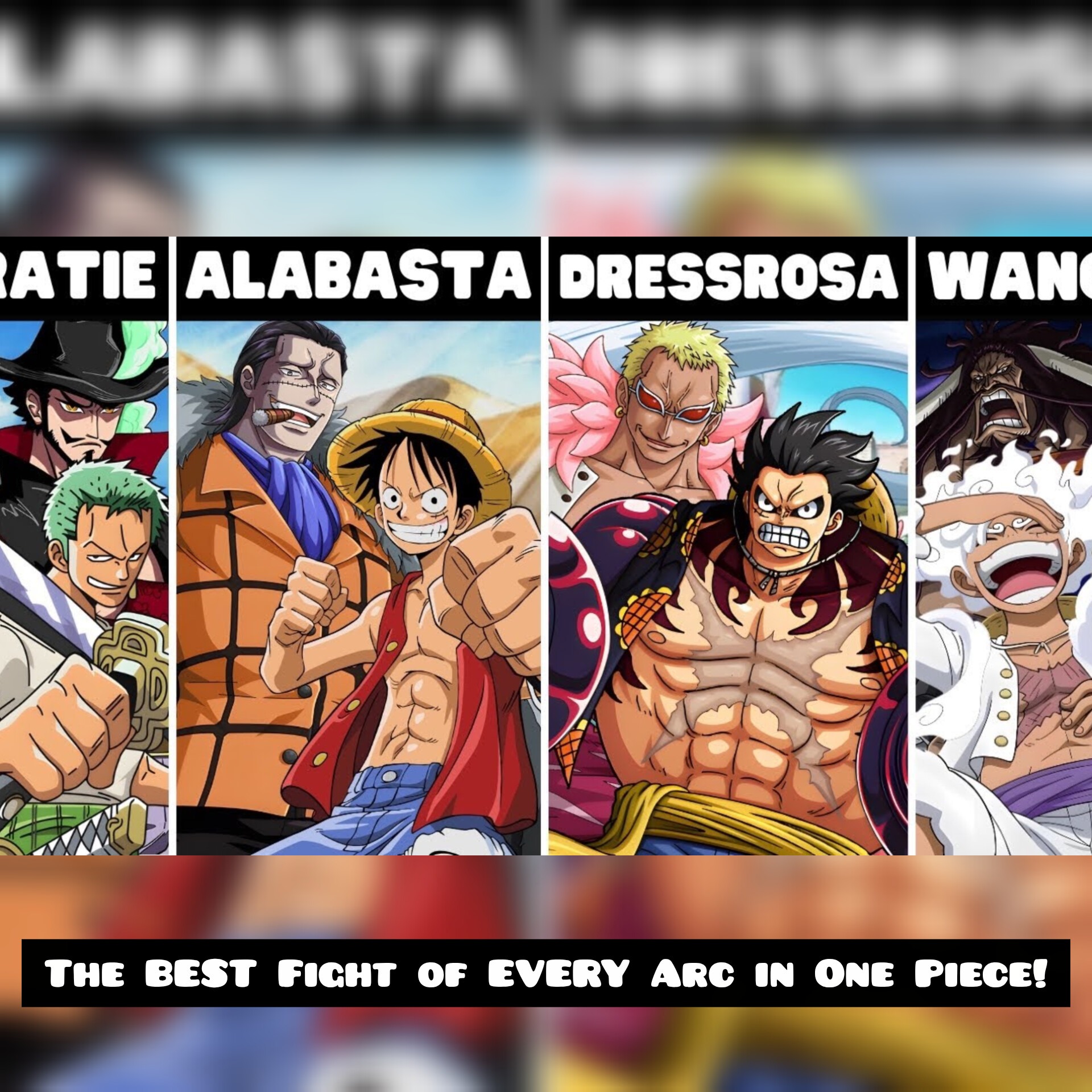 The BEST Fight of EVERY Arc in One Piece!