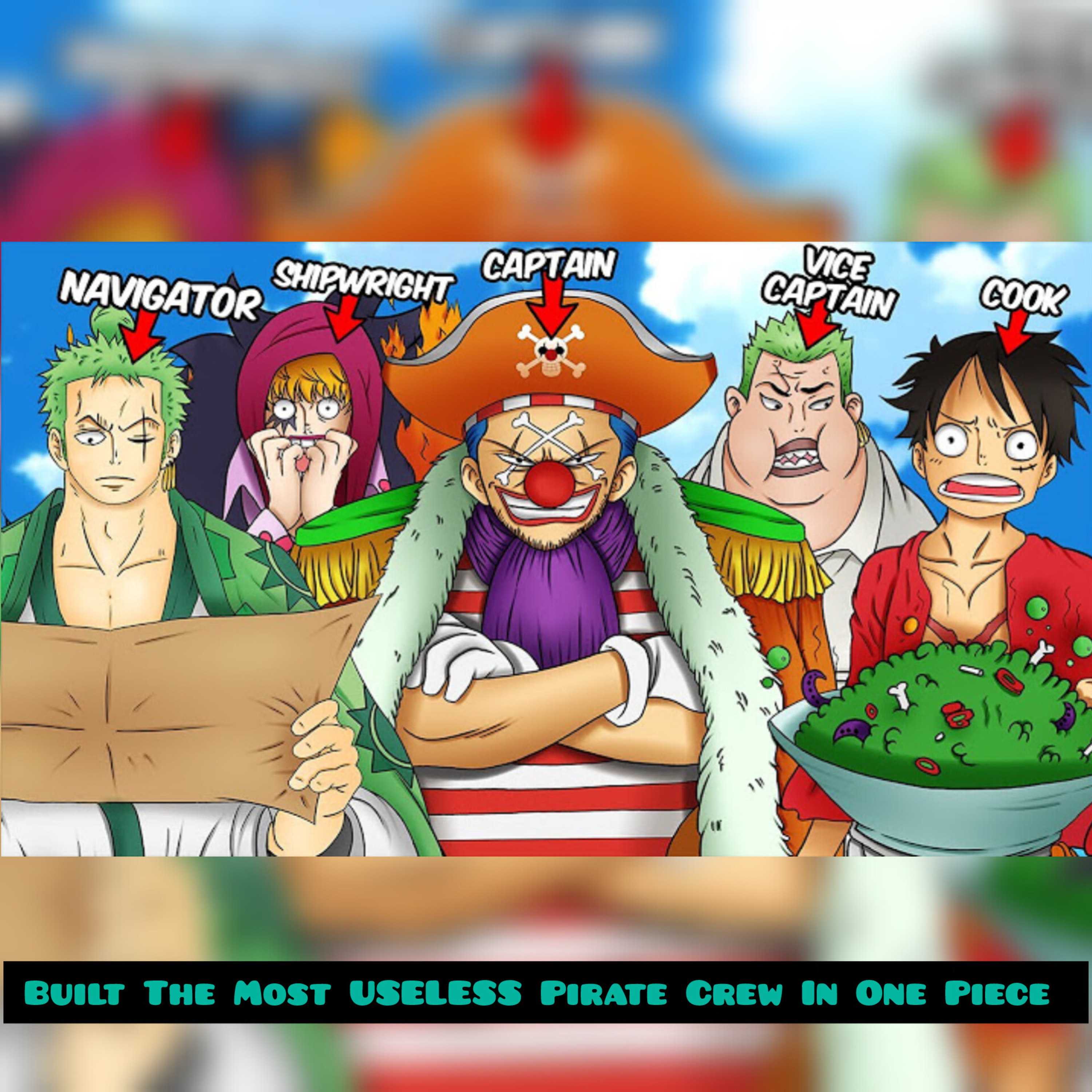 Built The Most USELESS Pirate Crew In One Piece 😂