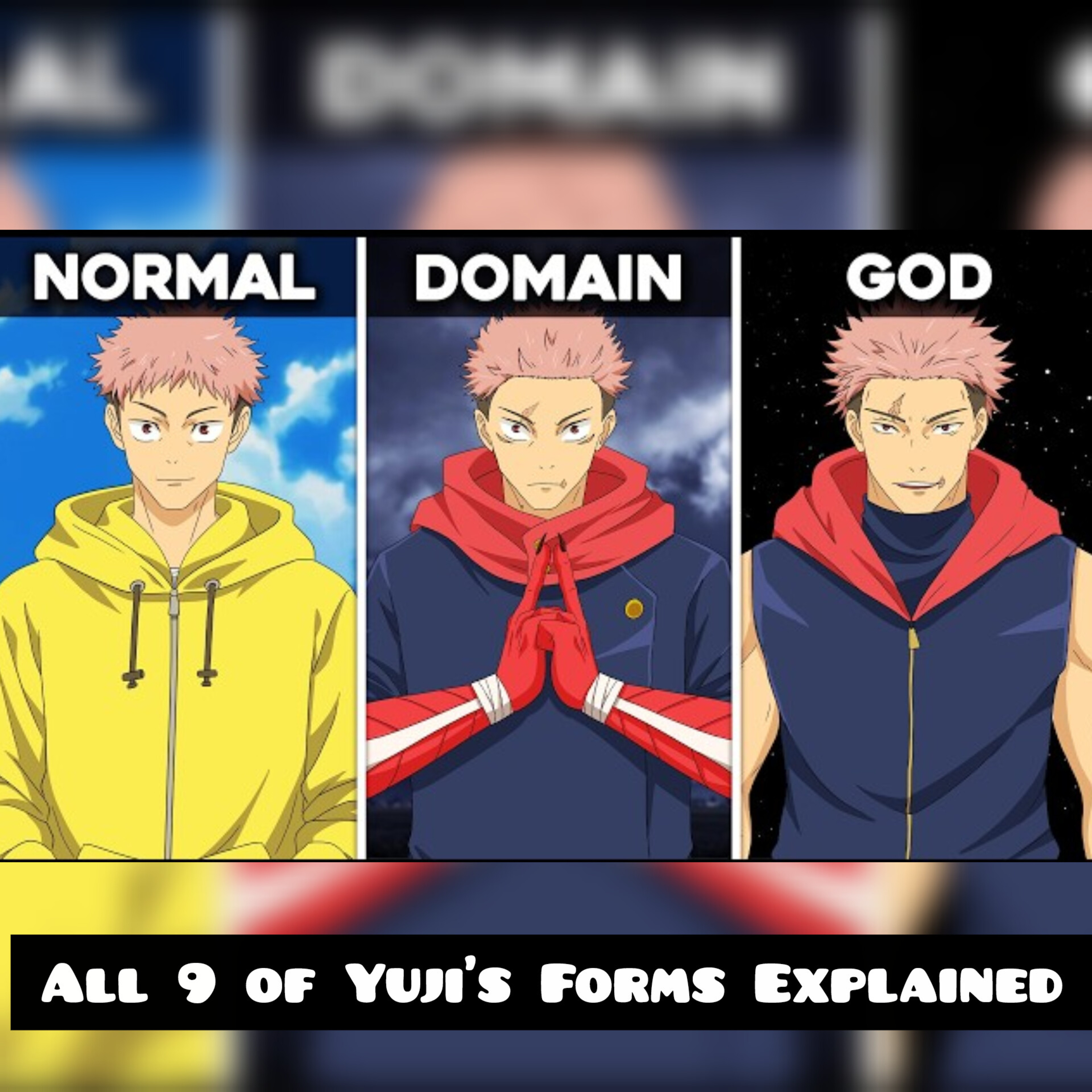 All 9 of Yuji’s Forms Explained (Jujutsu Kaisen)