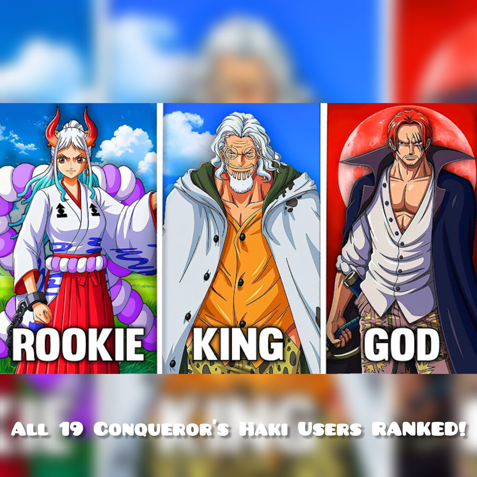 All 19 Conqueror's Haki Users RANKED!