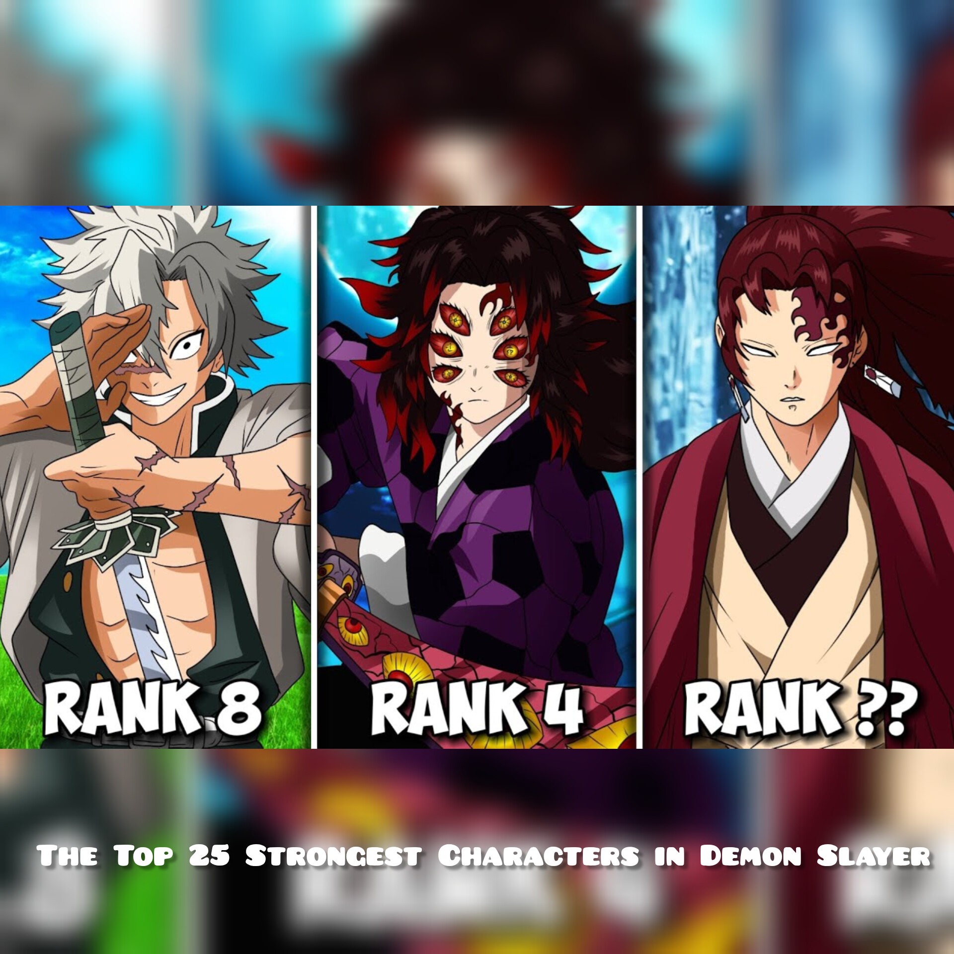 The Top 25 Strongest Characters in Demon Slayer